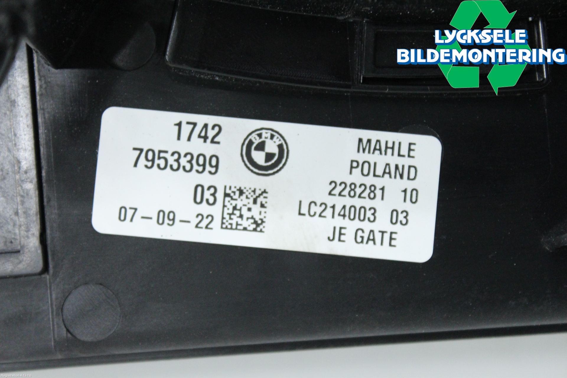 BMW 5 G30/G31/F90 17-23 Kylfläkt El