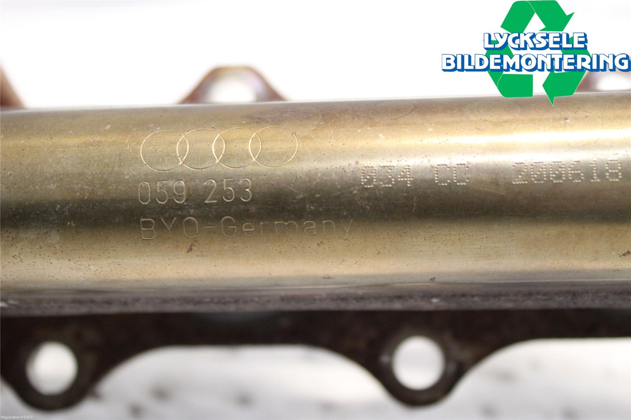 Volkswagen VW AMAROK 2H 10-22 Grenrör Avgas