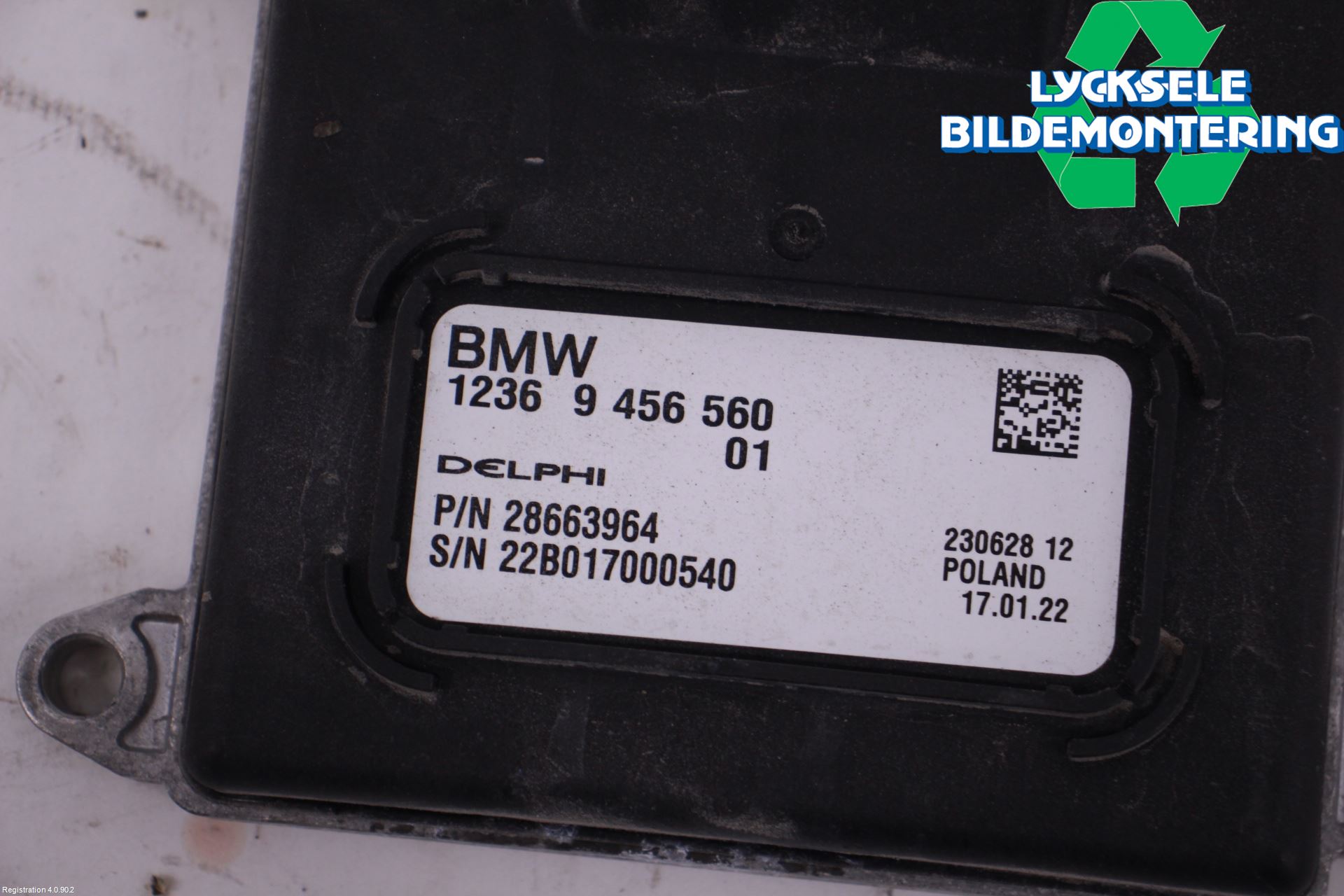 BMW i3 I01 13-22 Styrenhet Övrigt