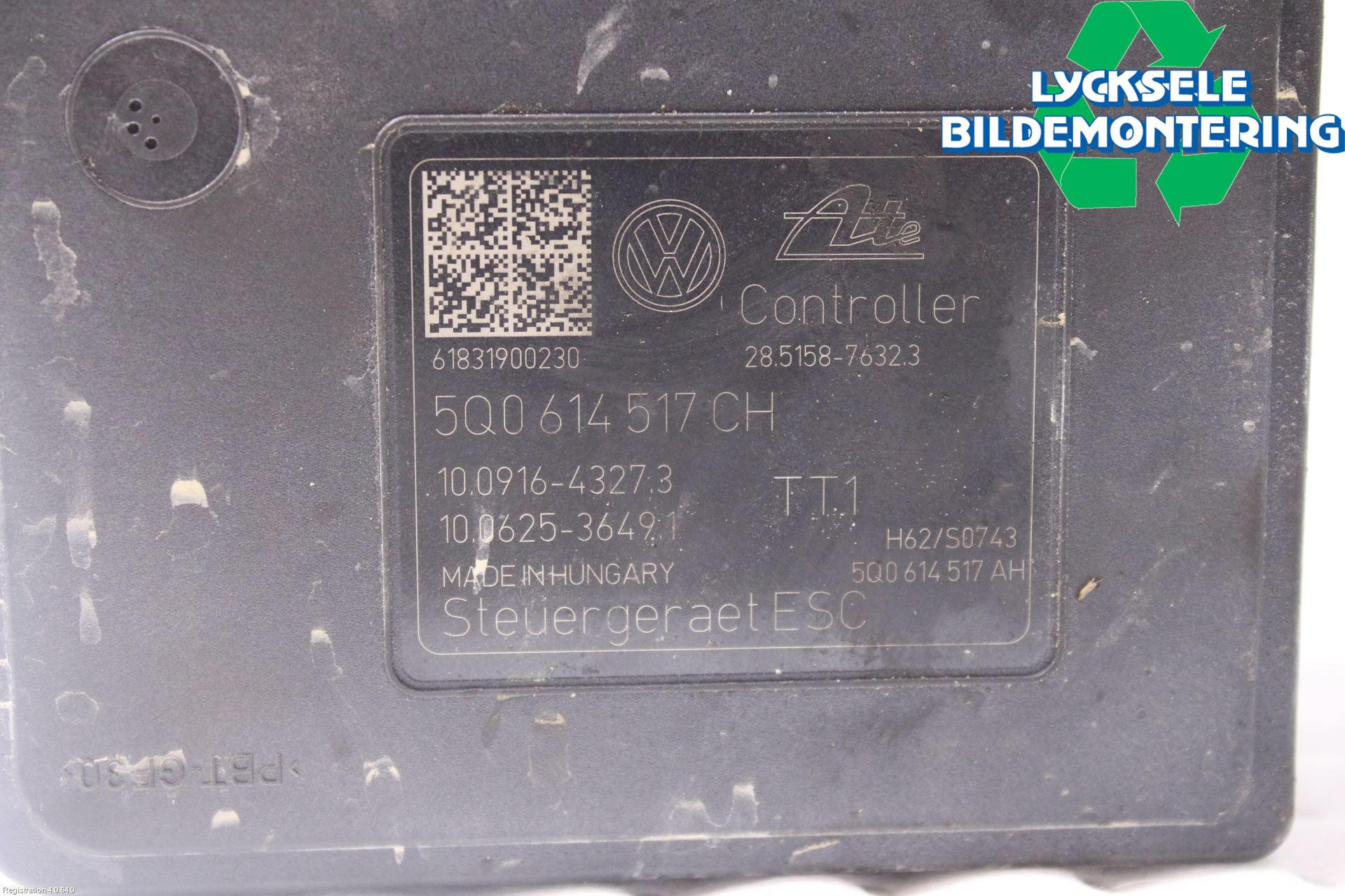 Volkswagen VW PASSAT 15-19 Abs Hydraulaggregat