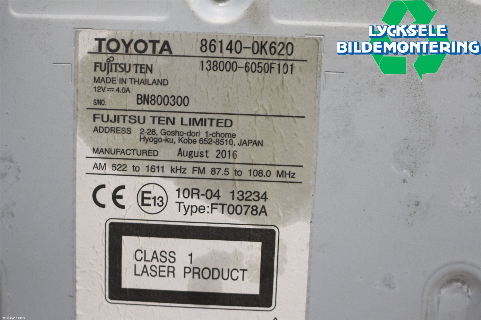 Toyota HILUX 16- Cd Radio - Multimediapanel