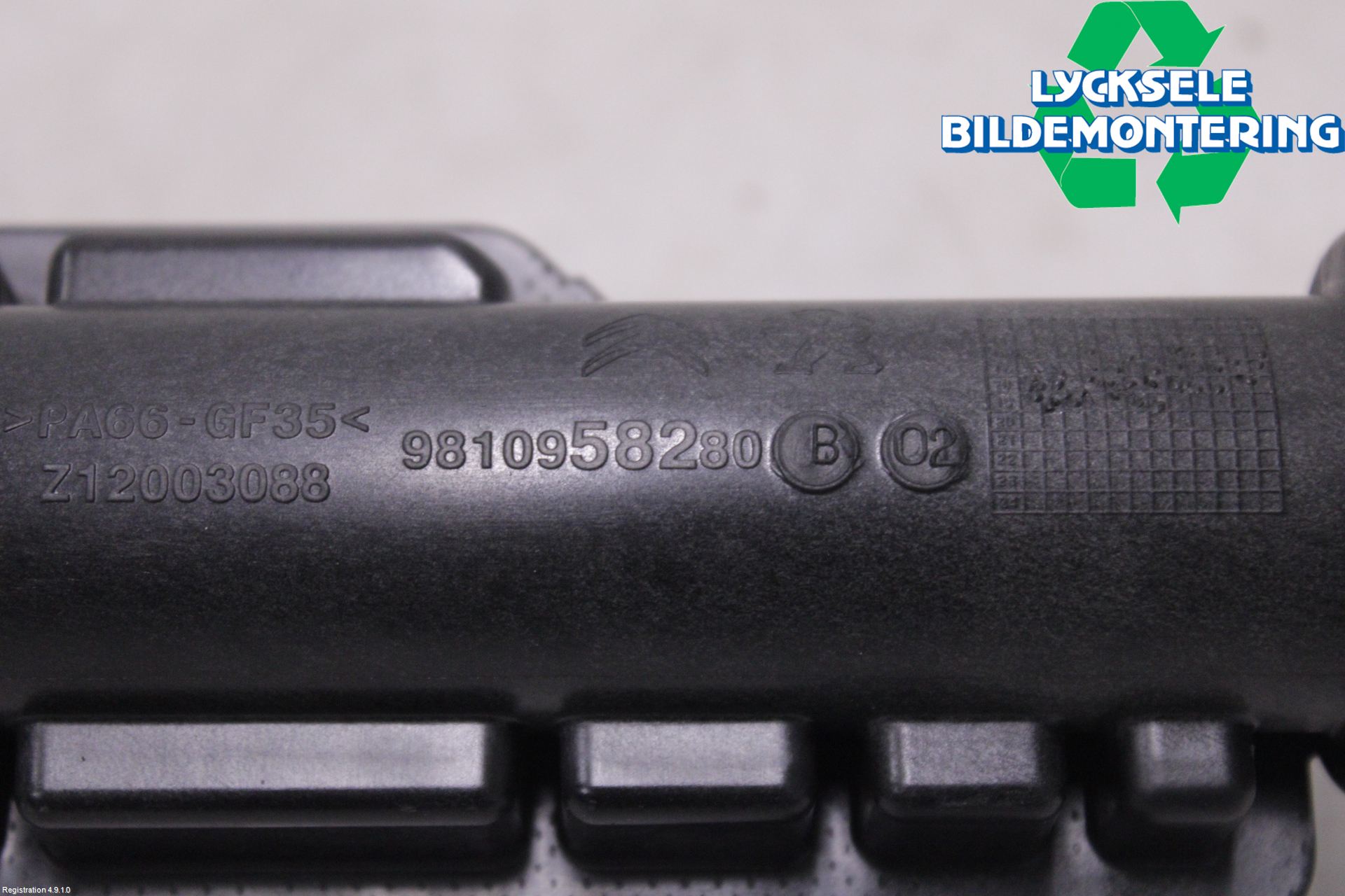 Peugeot PARTNER/E-PARTNER 19- Laddluft-Intercoolerrör