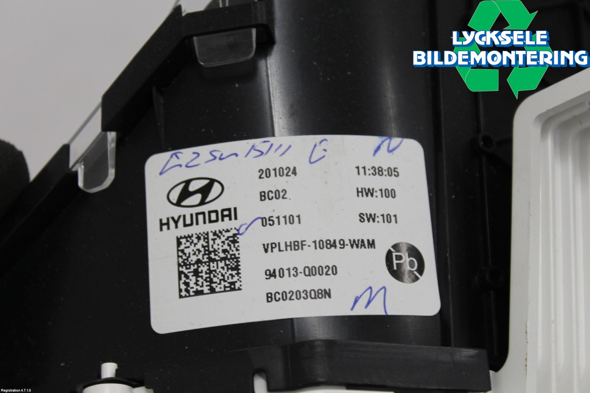 Hyundai i20 BC 21- Instrument Komb