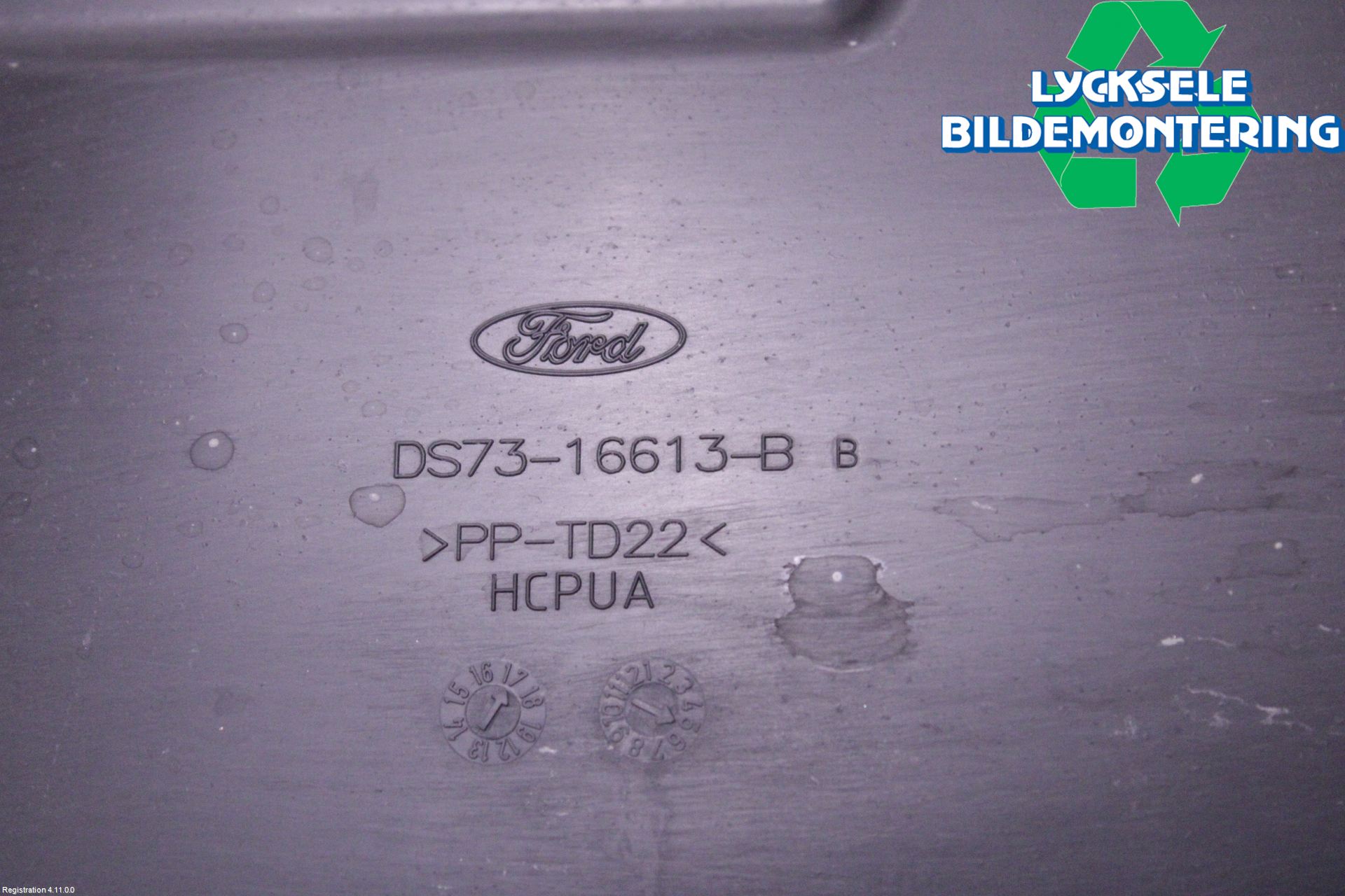 Ford MONDEO 15-22 Front Huvlåsplåt-Balk