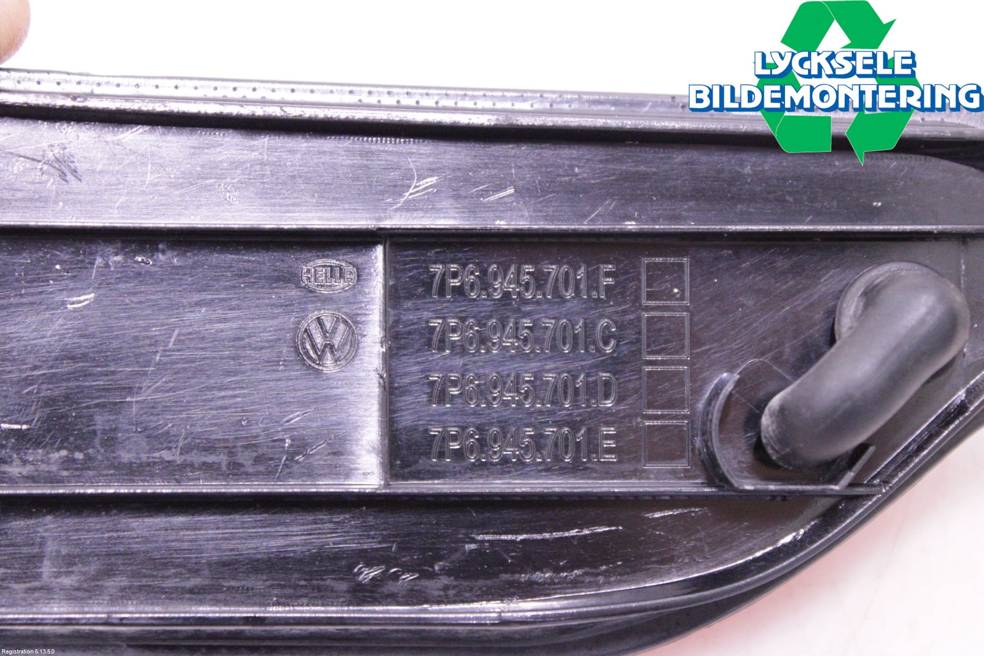 Volkswagen VW TOUAREG 7P 11-18 Dimljus/Reflex Bak