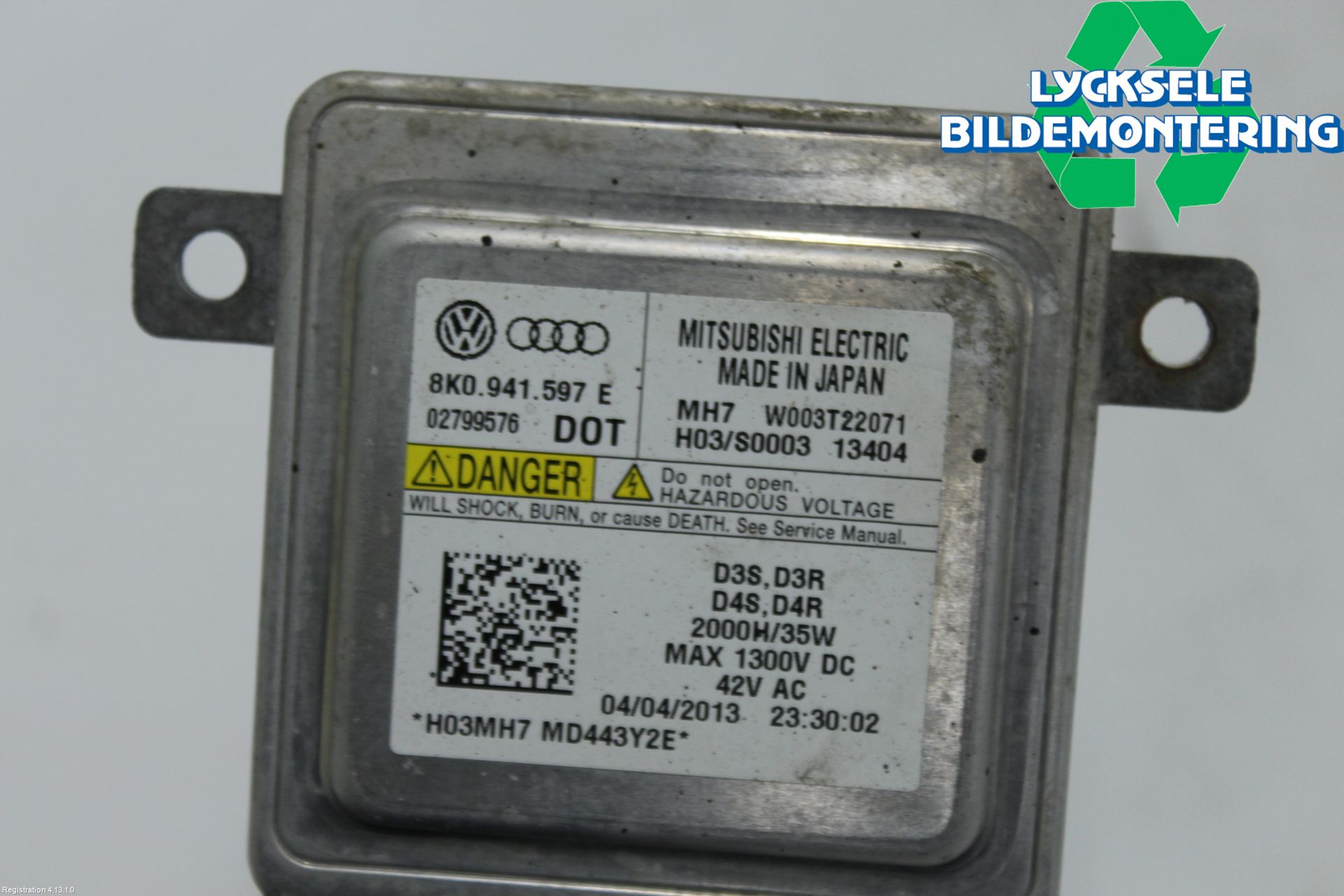 Audi A4 12-15 Styrenhet Strålkastare