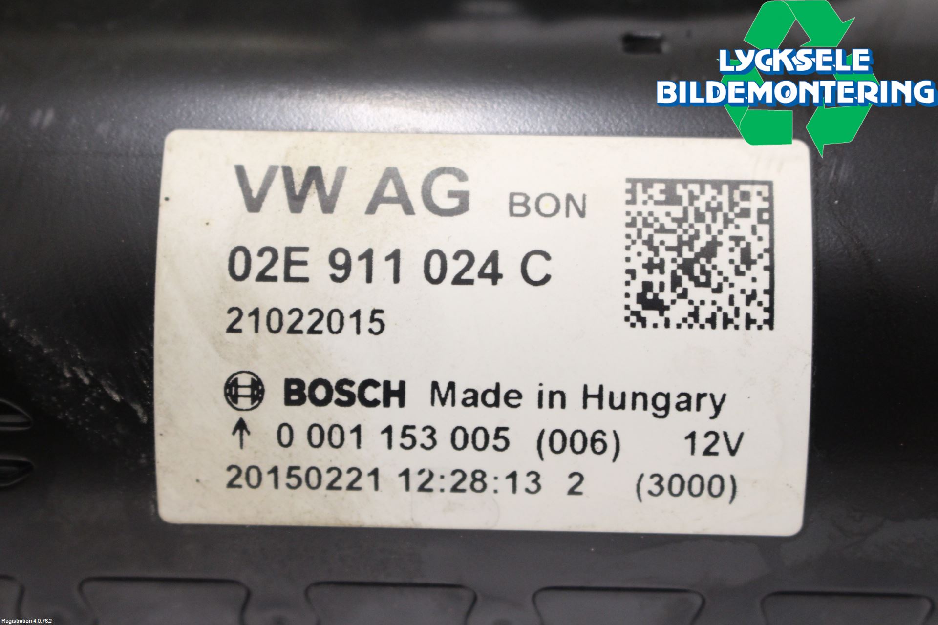 Skoda SUPERB 09-15 Startmotor Diesel