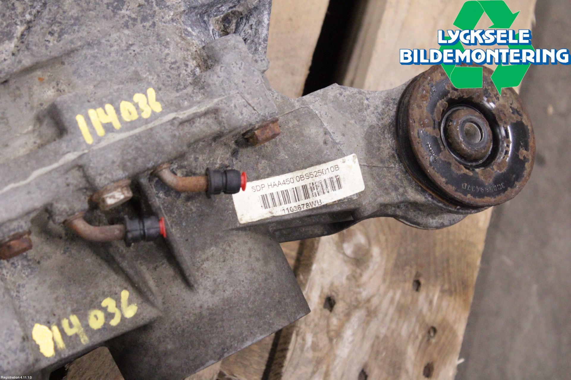 Volkswagen VW PASSAT 11-14 Bakväxel-Diff