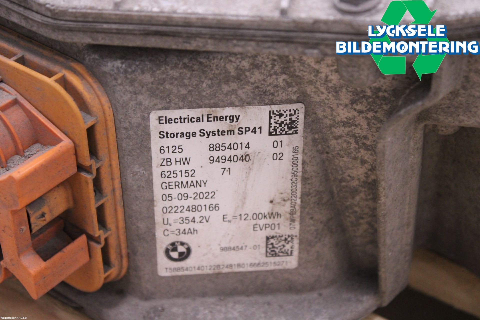 BMW 5 G30/G31/F90 17-23 Batteri Högspänning
