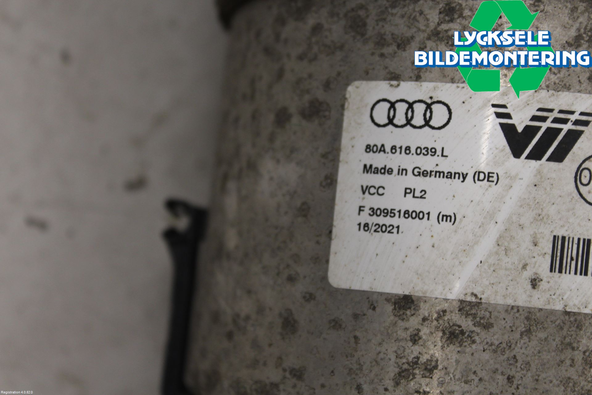 Audi Q5/SQ5 17- Fjäderben Fram Vänster