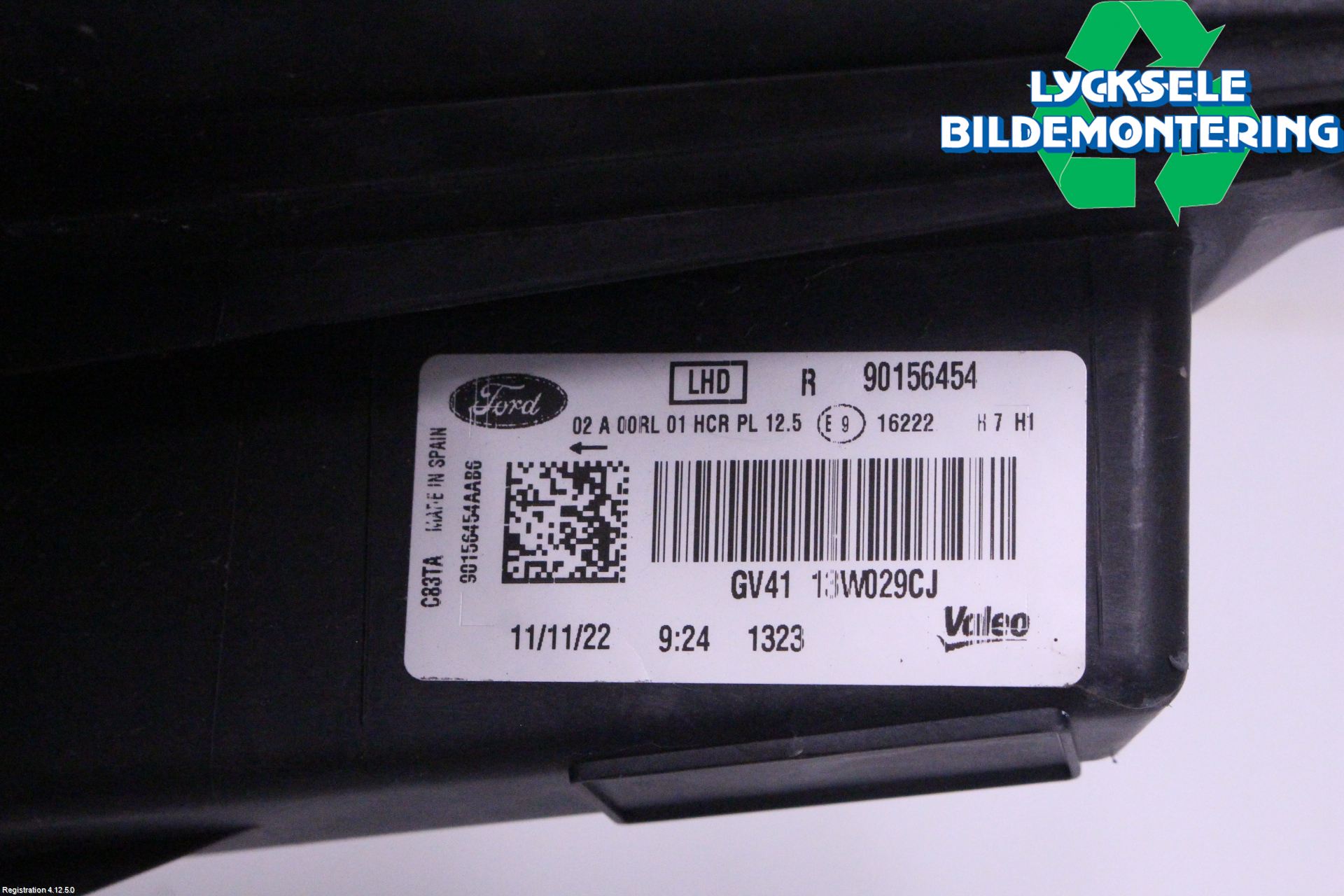 Ford KUGA 17-19 Strålkastare Höger