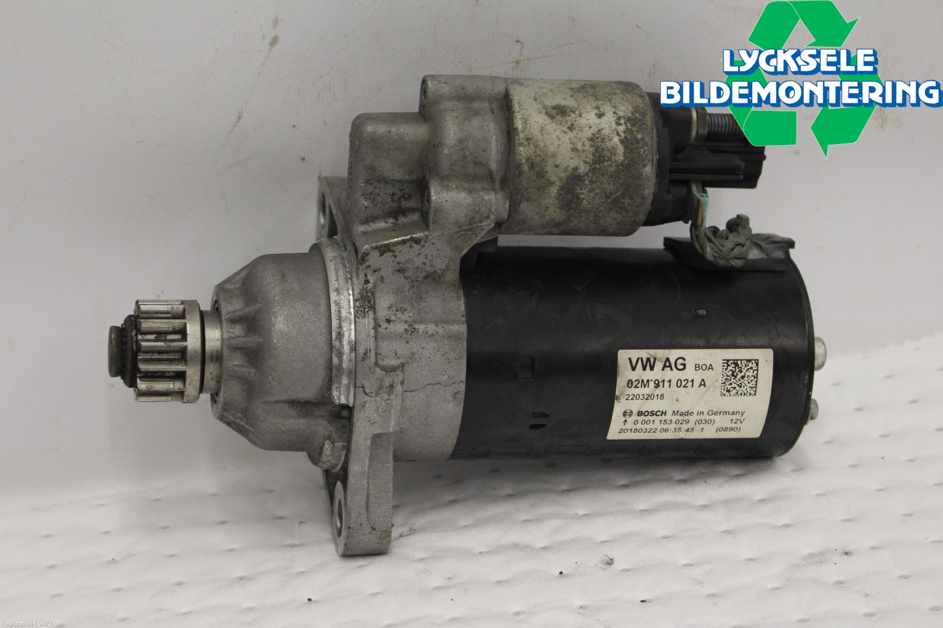 Volkswagen VW CRAFTER II / E-CRAFTER 17- Startmotor Diesel