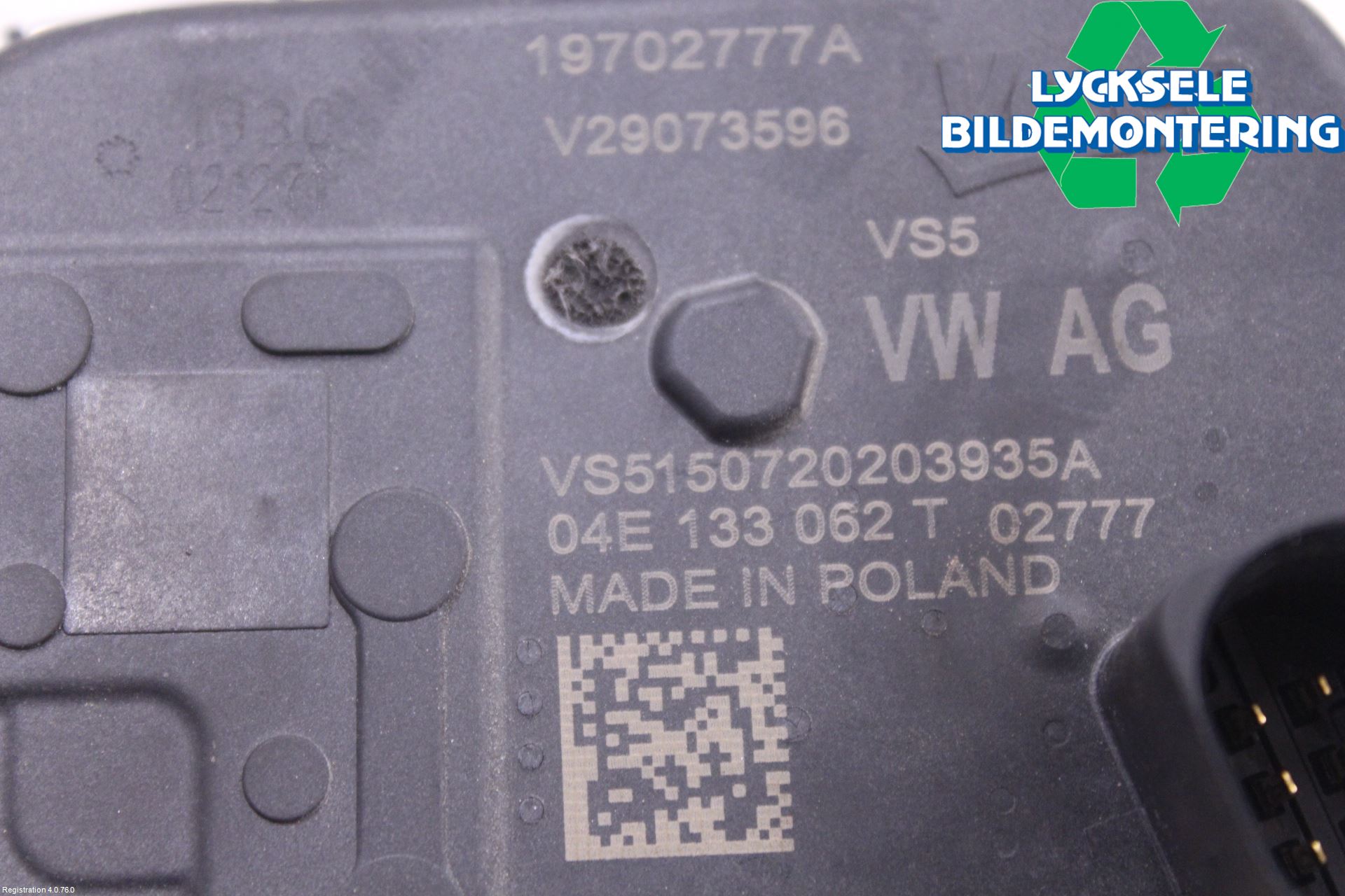 Skoda SCALA 19- Injspjällhus