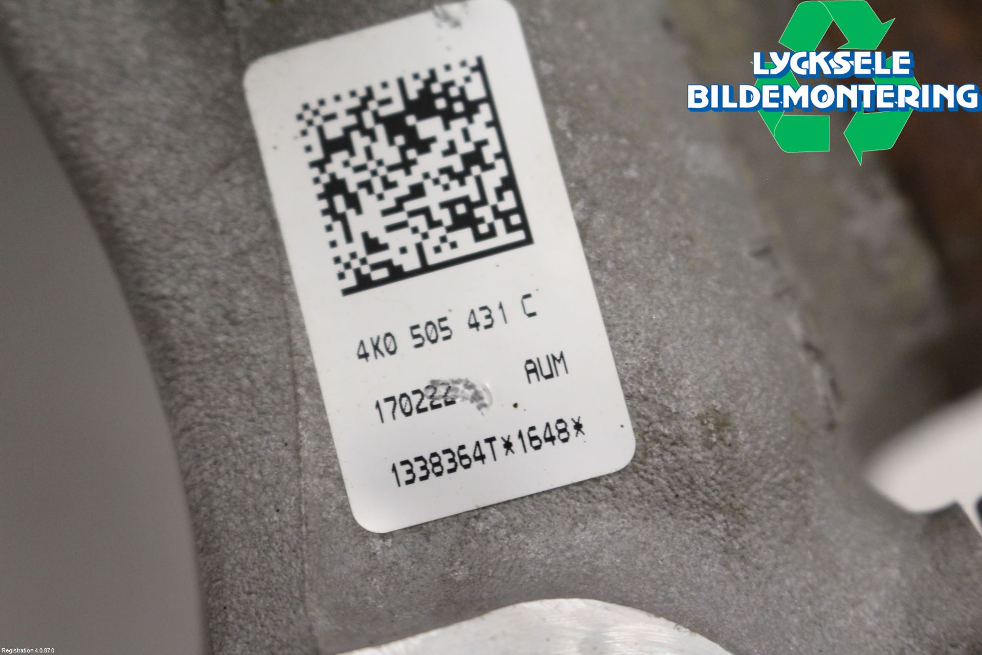 Audi A6 F2/C8 19- Hjullagerhus Bak Vä