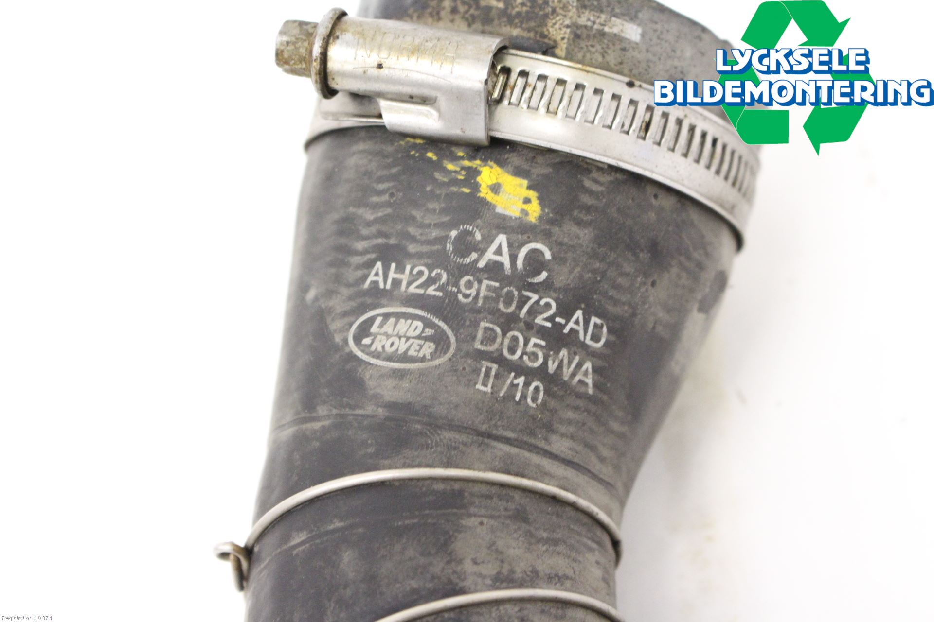 Landrover RANGE ROVER SPORT (L320) 10-13 Laddluft-Intercoolerrör