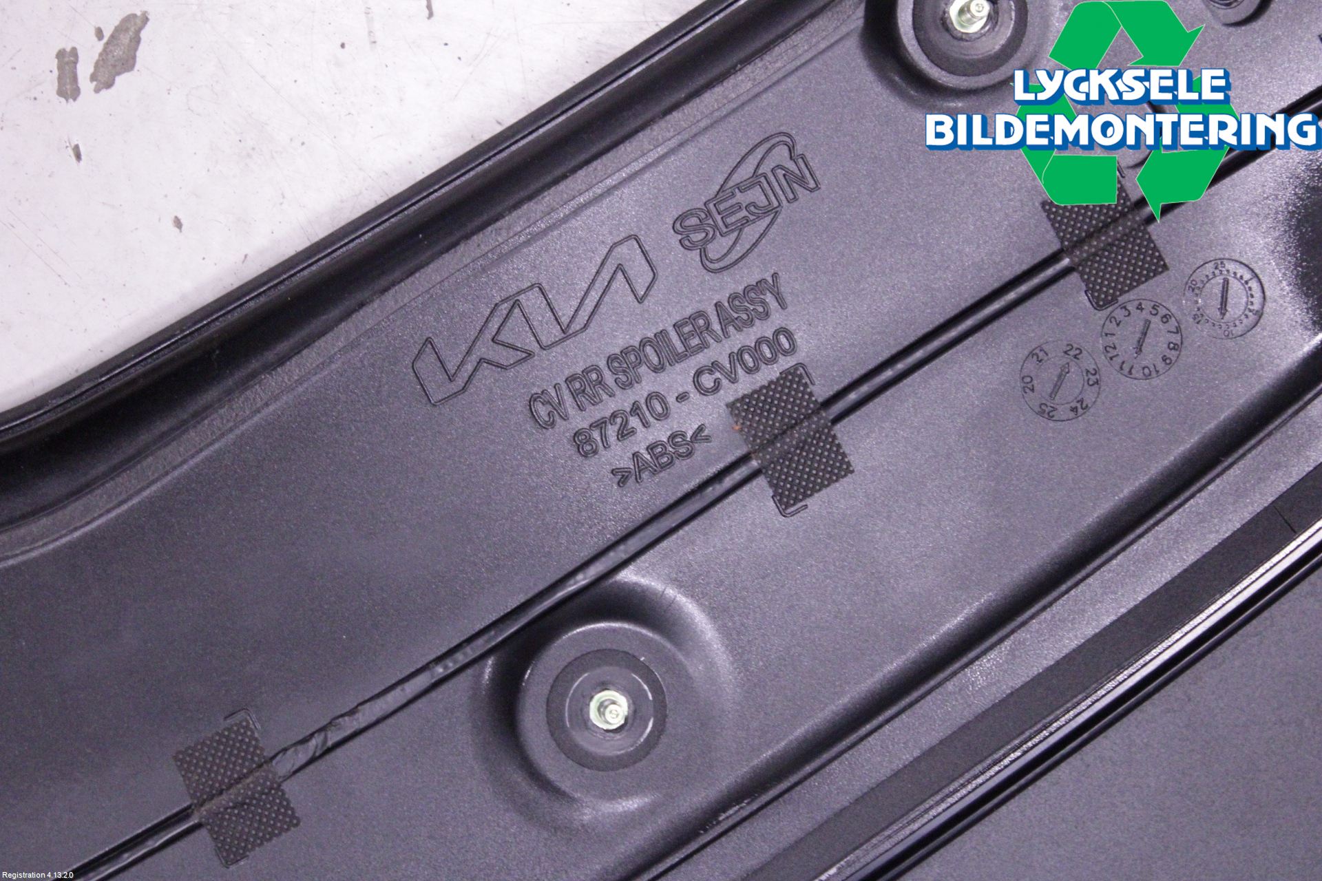 Kia EV6 (CV) 22- Spoiler Baklucka