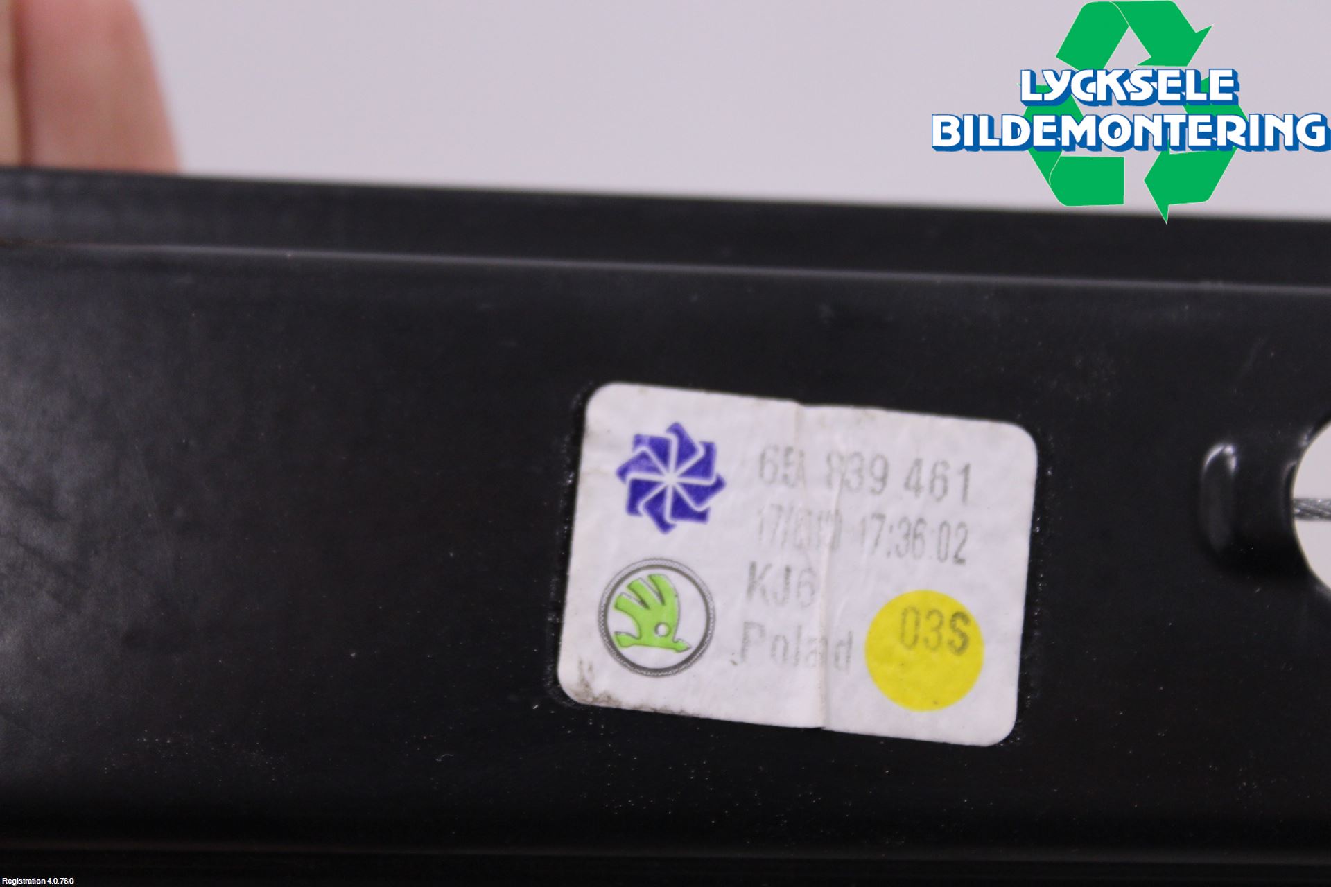 Skoda SCALA 19- Fönsterhissmekanism