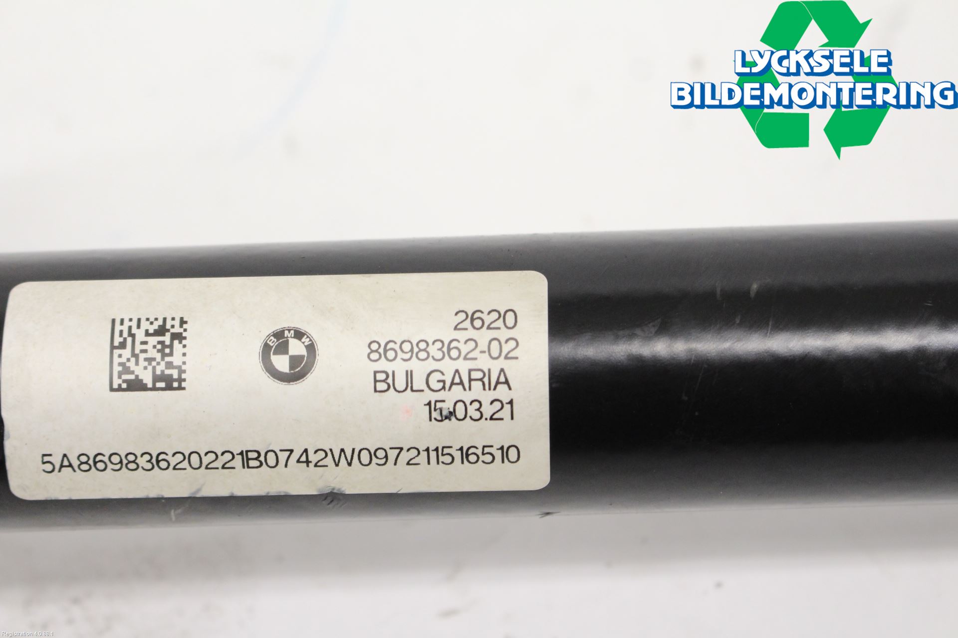 BMW 3 G20/G21/G80/G81 19- Mellanaxel Främre 4Wd