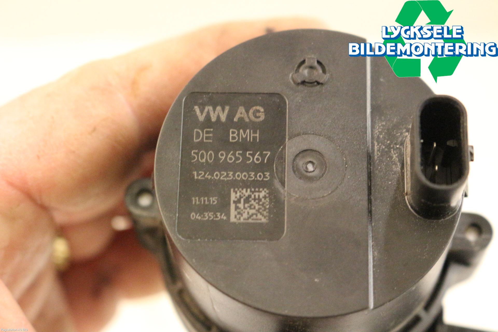 Volkswagen VW GOLF / E-GOLF VII 13-20 Värme Cirkulationspump