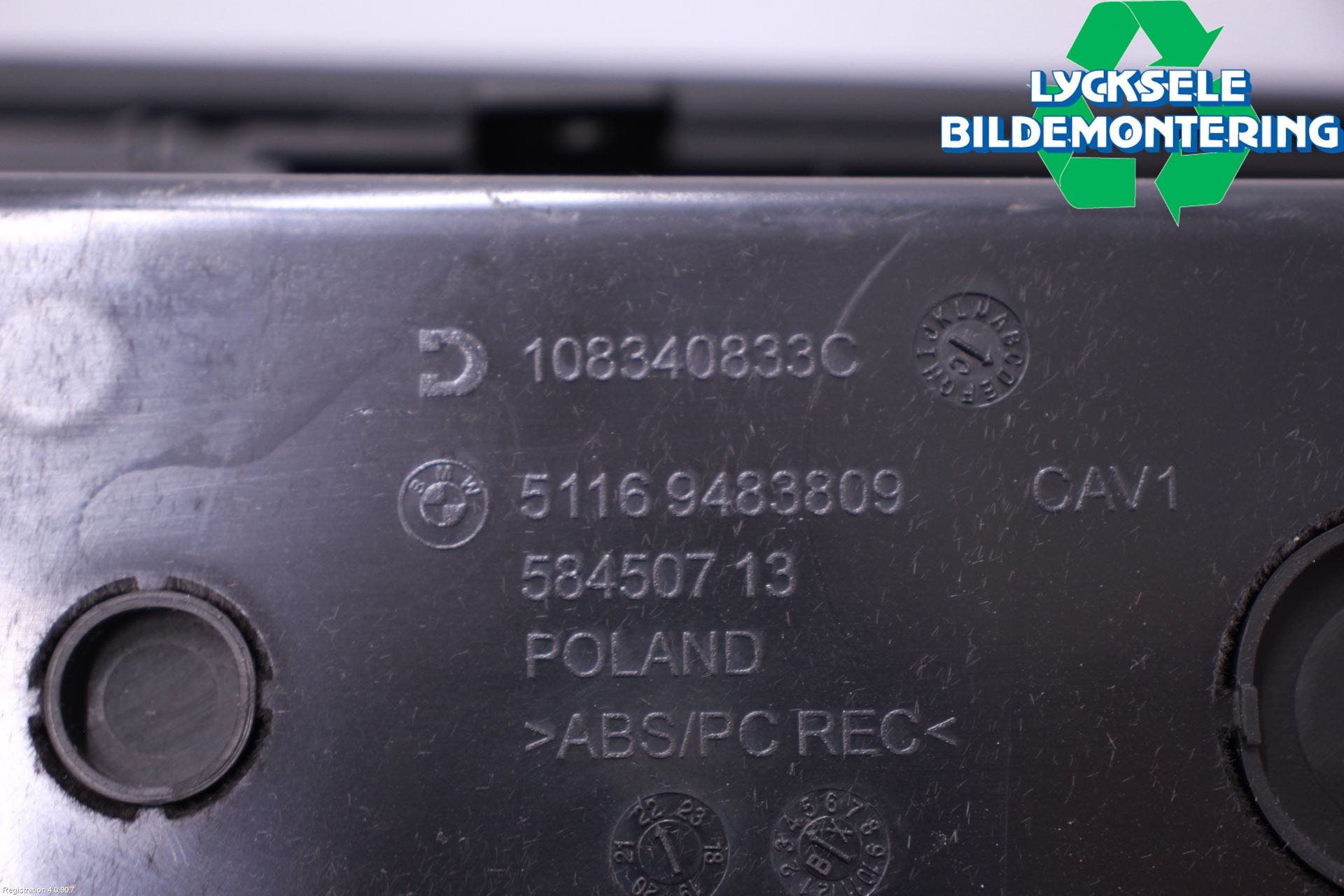 BMW 5 G30/G31/F90 17-23 Inredning Armstöd