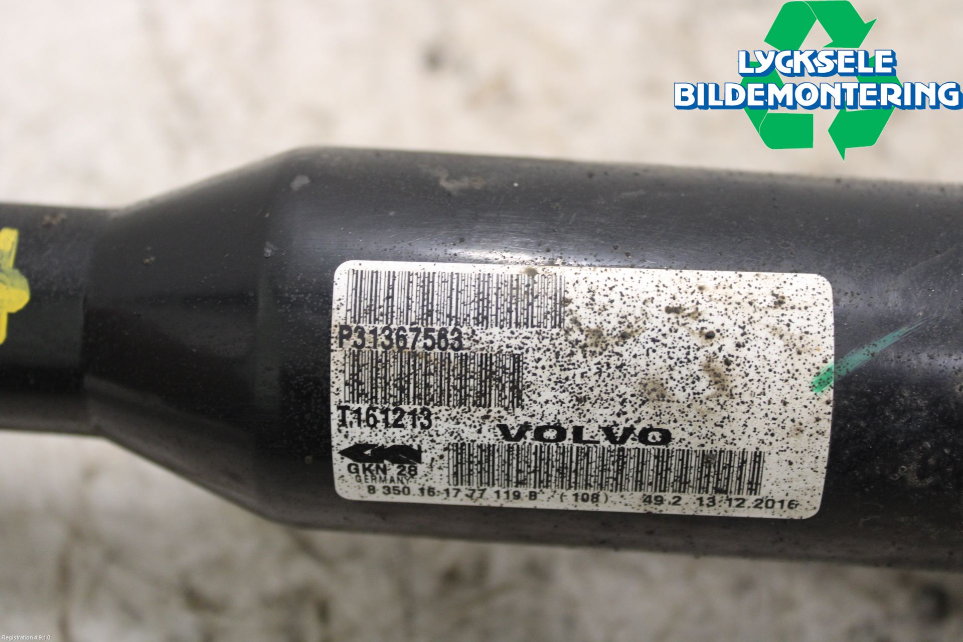 Volvo XC60 14-17 Drivaxel Fram Höger