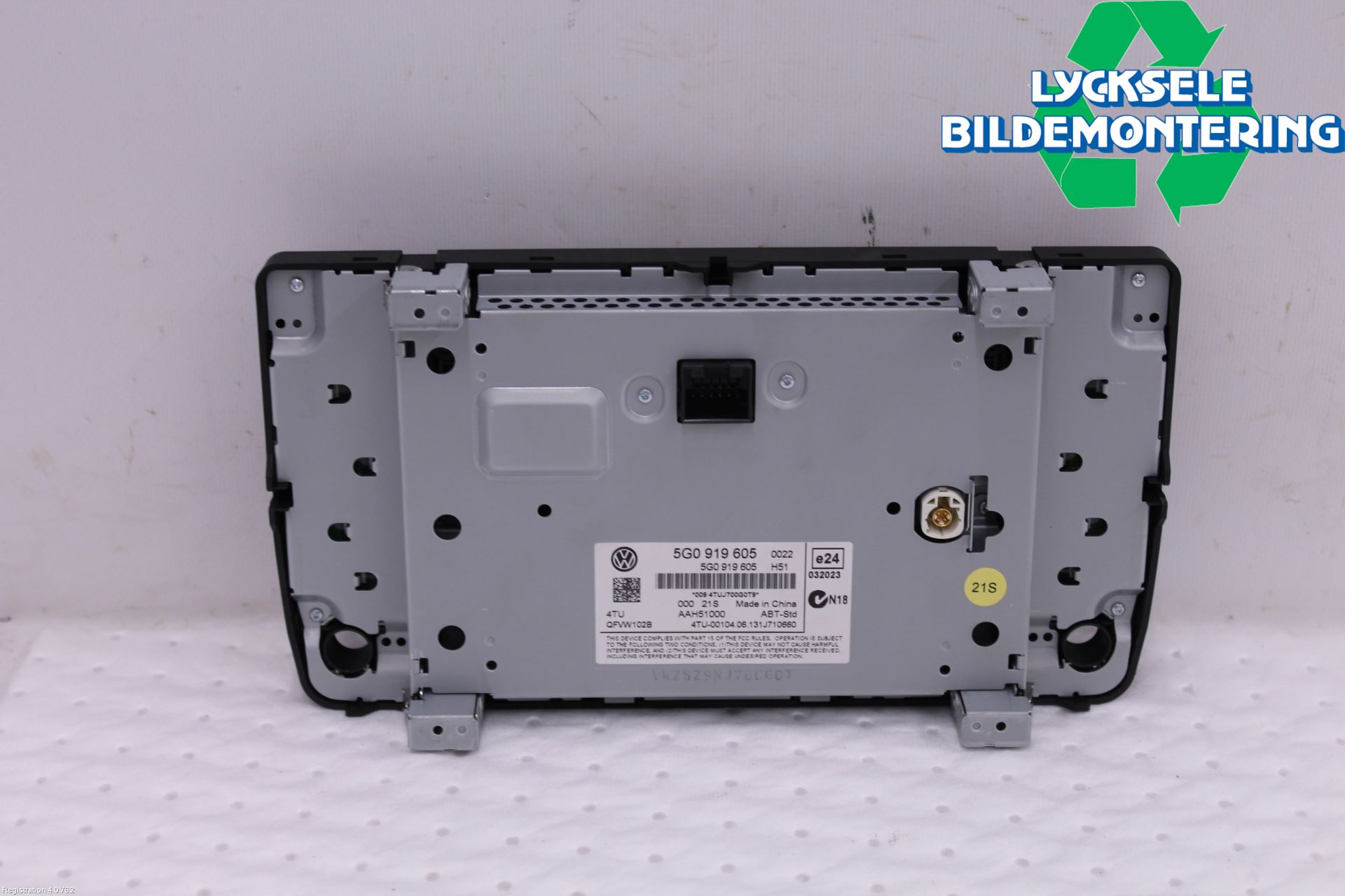 Volkswagen VW GOLF / E-GOLF VII 13-20 Cd Radio - Multimediapanel