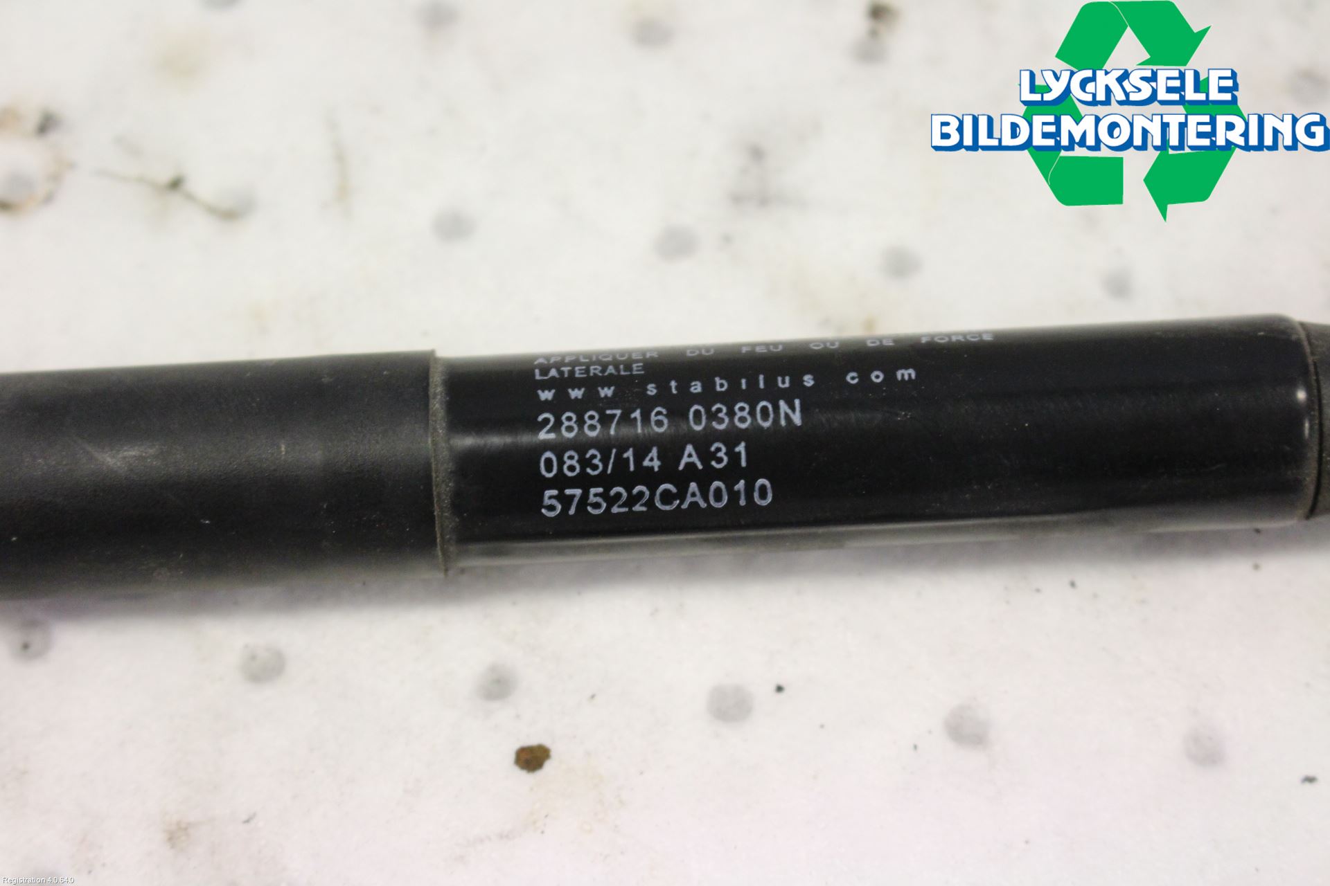 Subaru BRZ Gasfjäder Baklucka