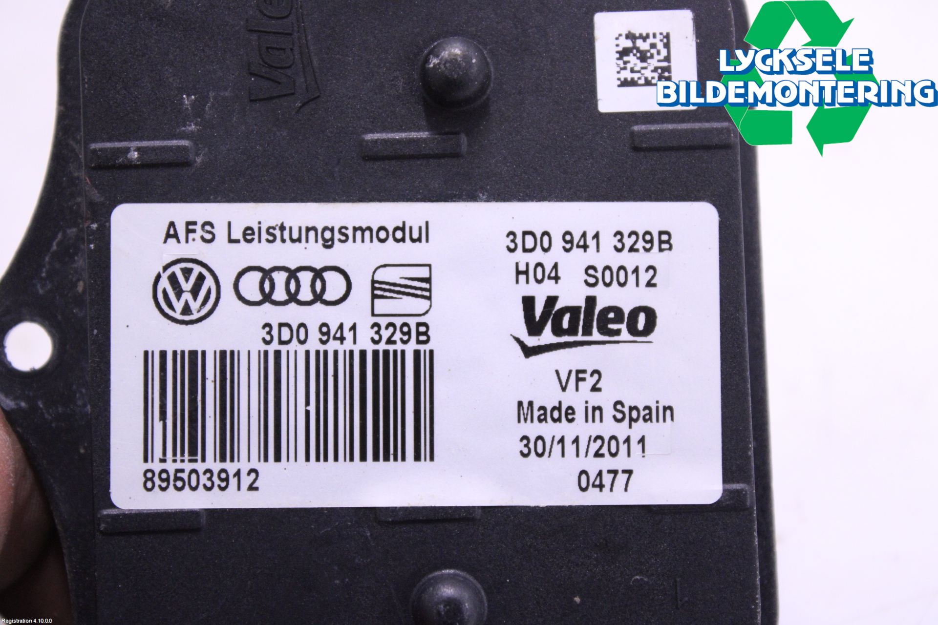 Volkswagen VW PASSAT 11-14 Styrenhet Strålkastare