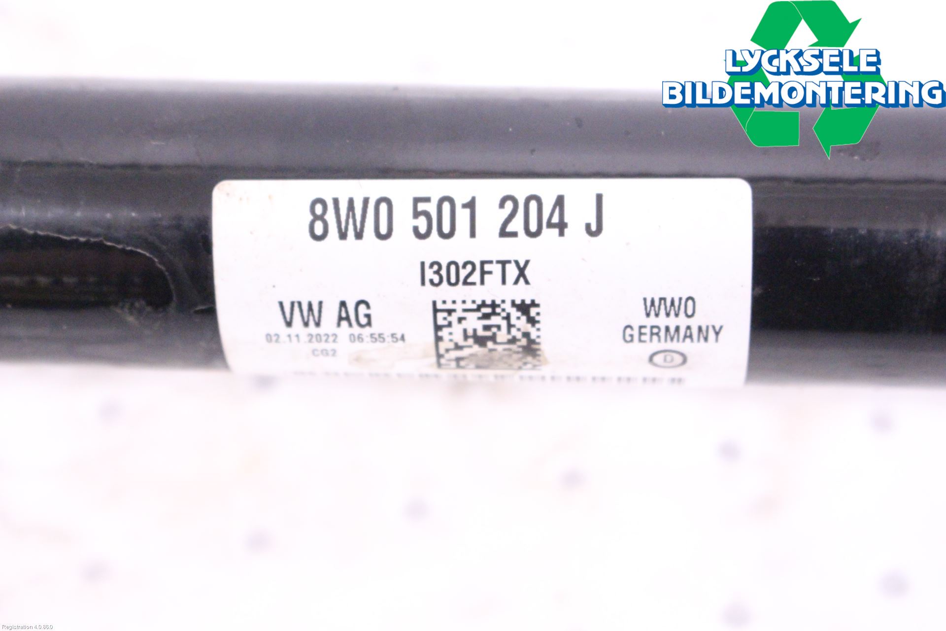 Audi A4/S4 B9 20- Drivaxel Bak Höger