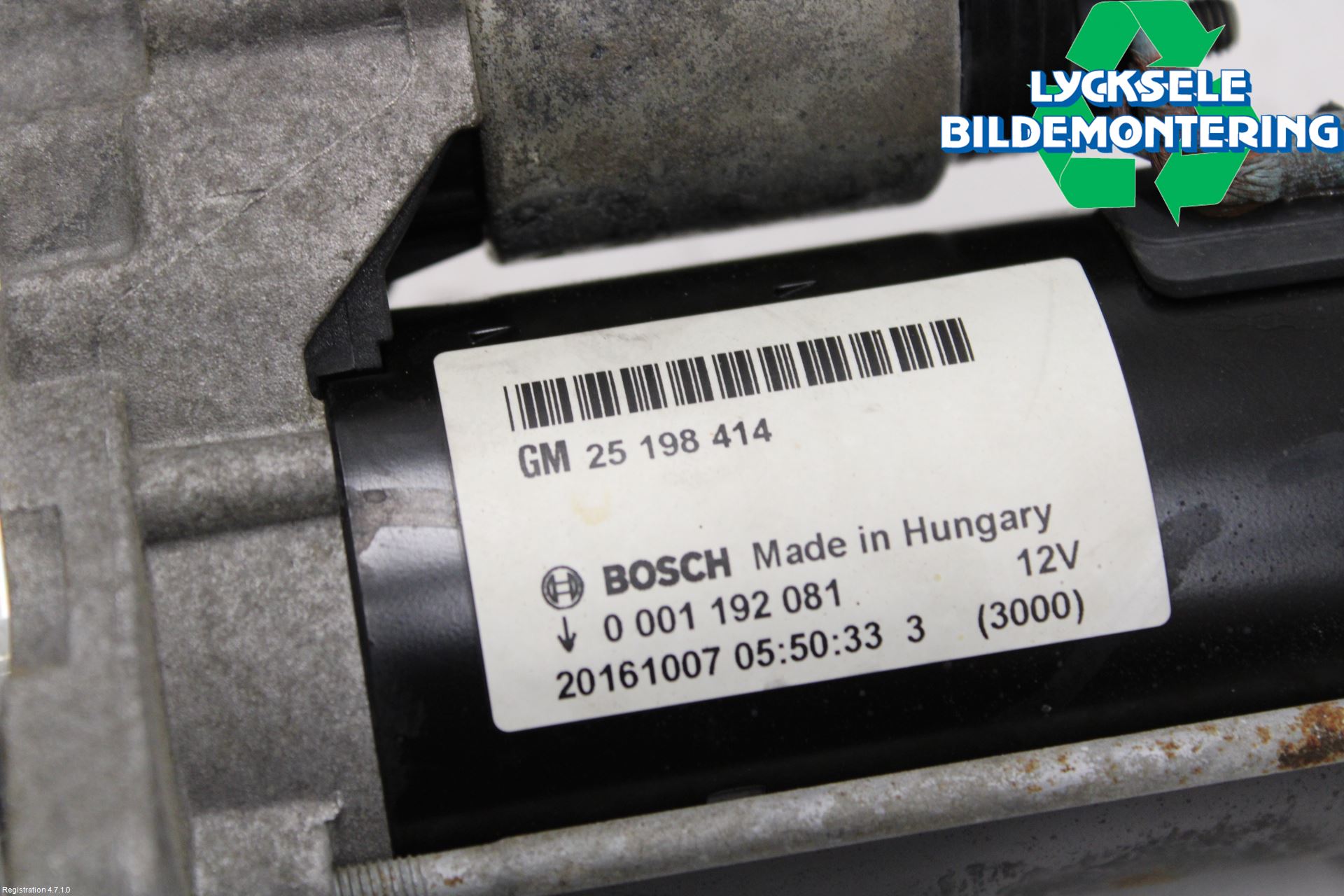 Opel CORSA E 15-19 Startmotor