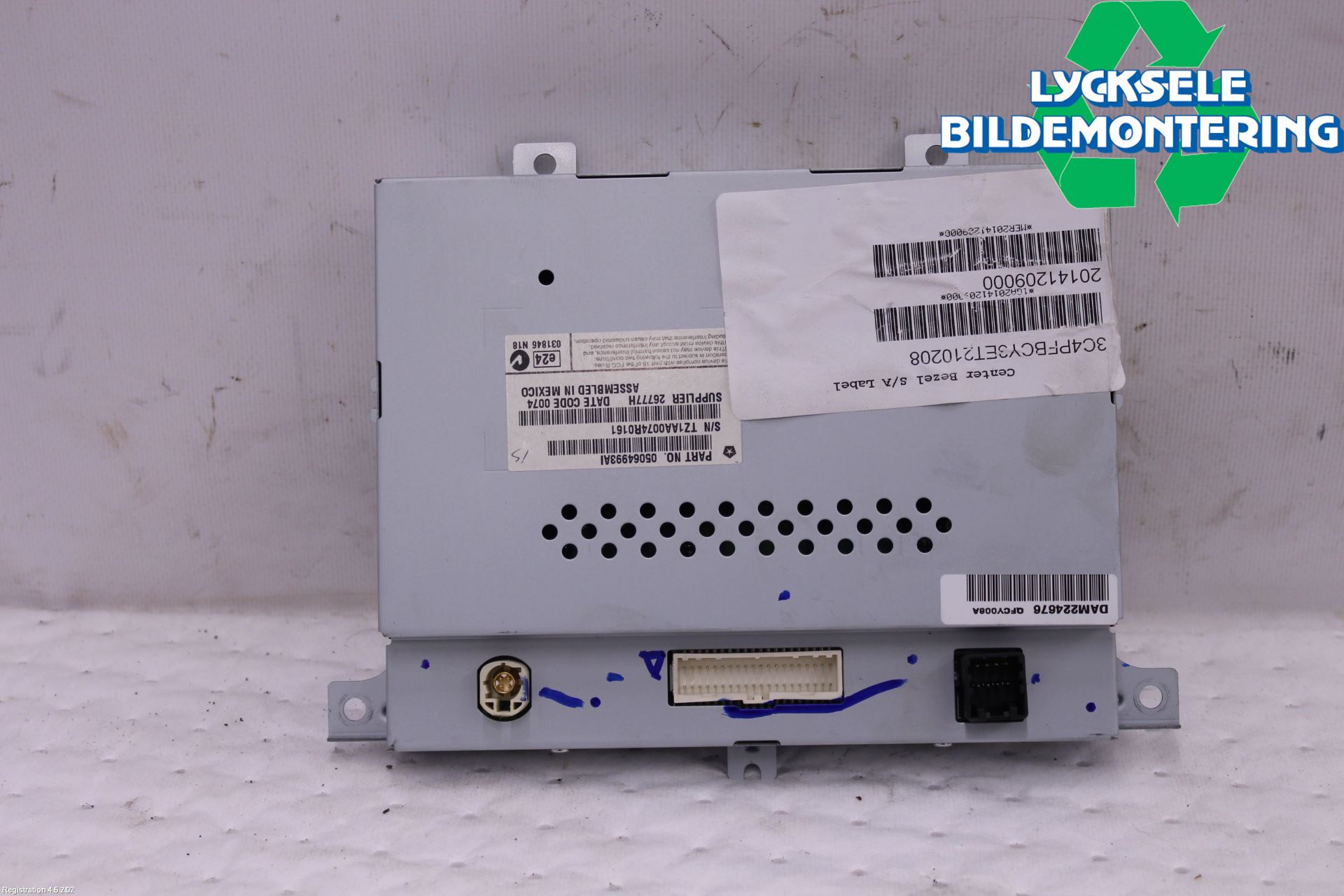 Fiat FREEMONT Bildskärm