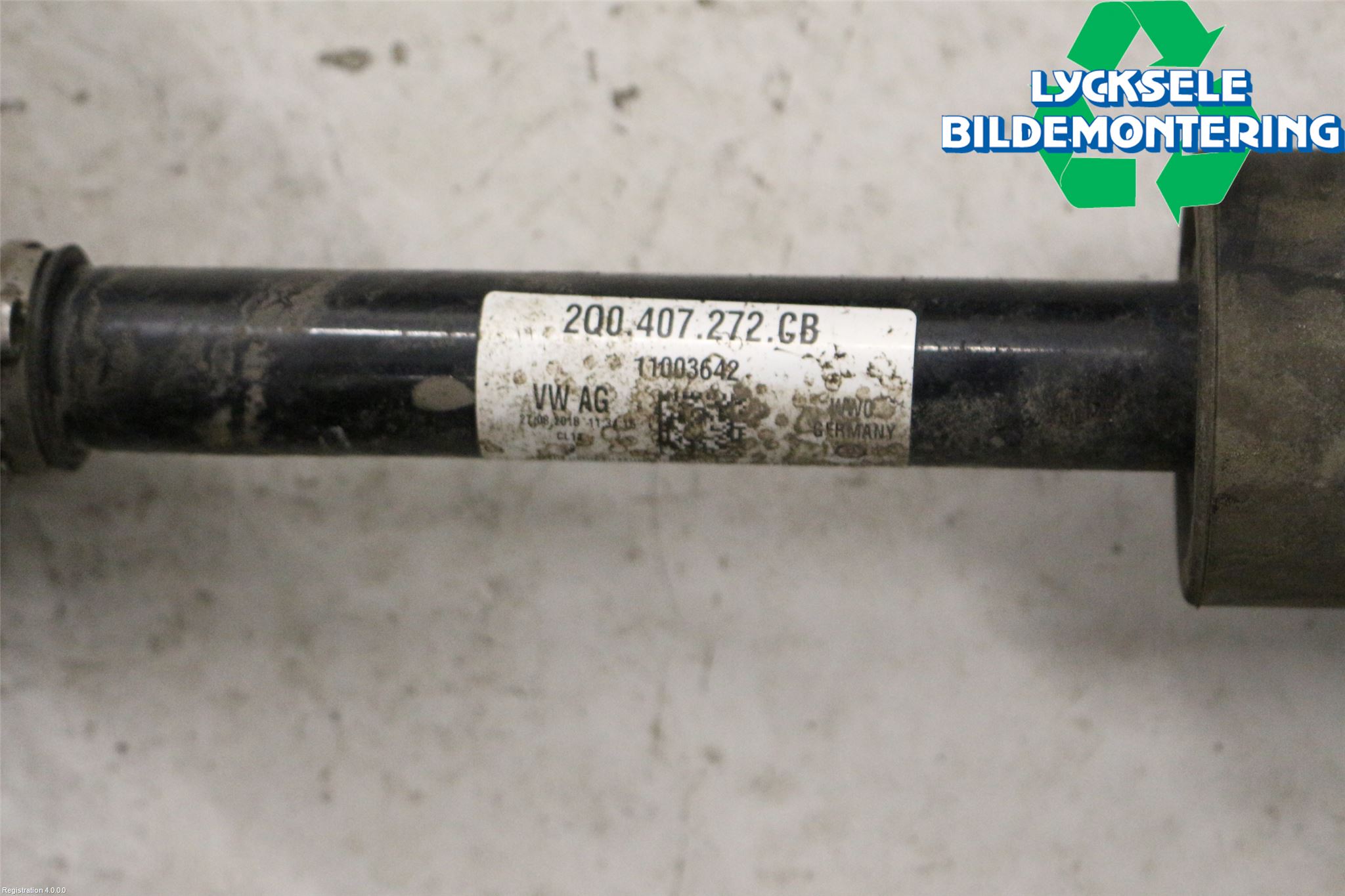 Audi A1 19- Drivaxel Fram Höger