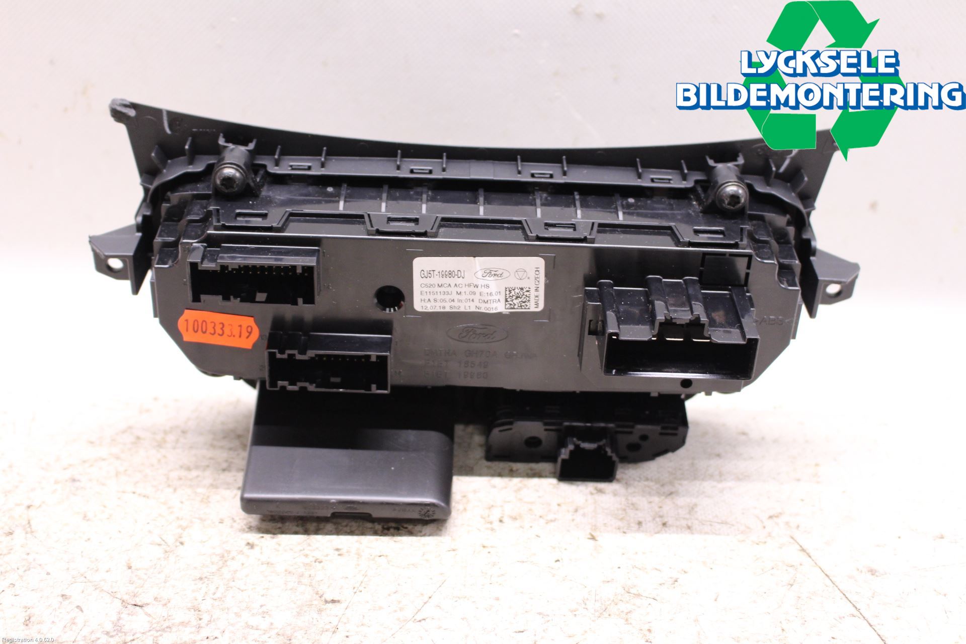 Ford KUGA 17-19 Ac Styrenhet Ac Manöveren