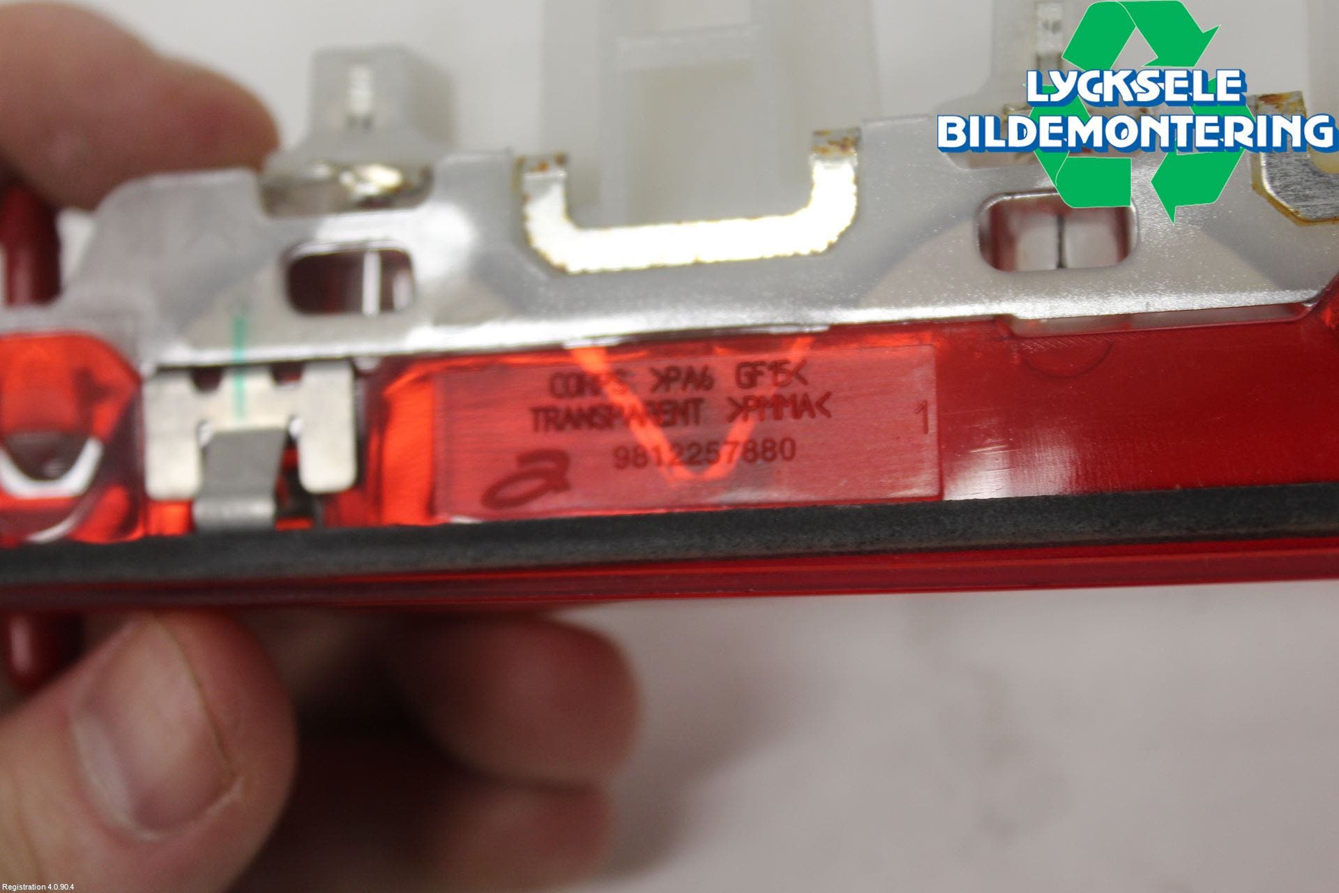 Citroen COTROEN C3 17-24 Bromsljus Bakruta