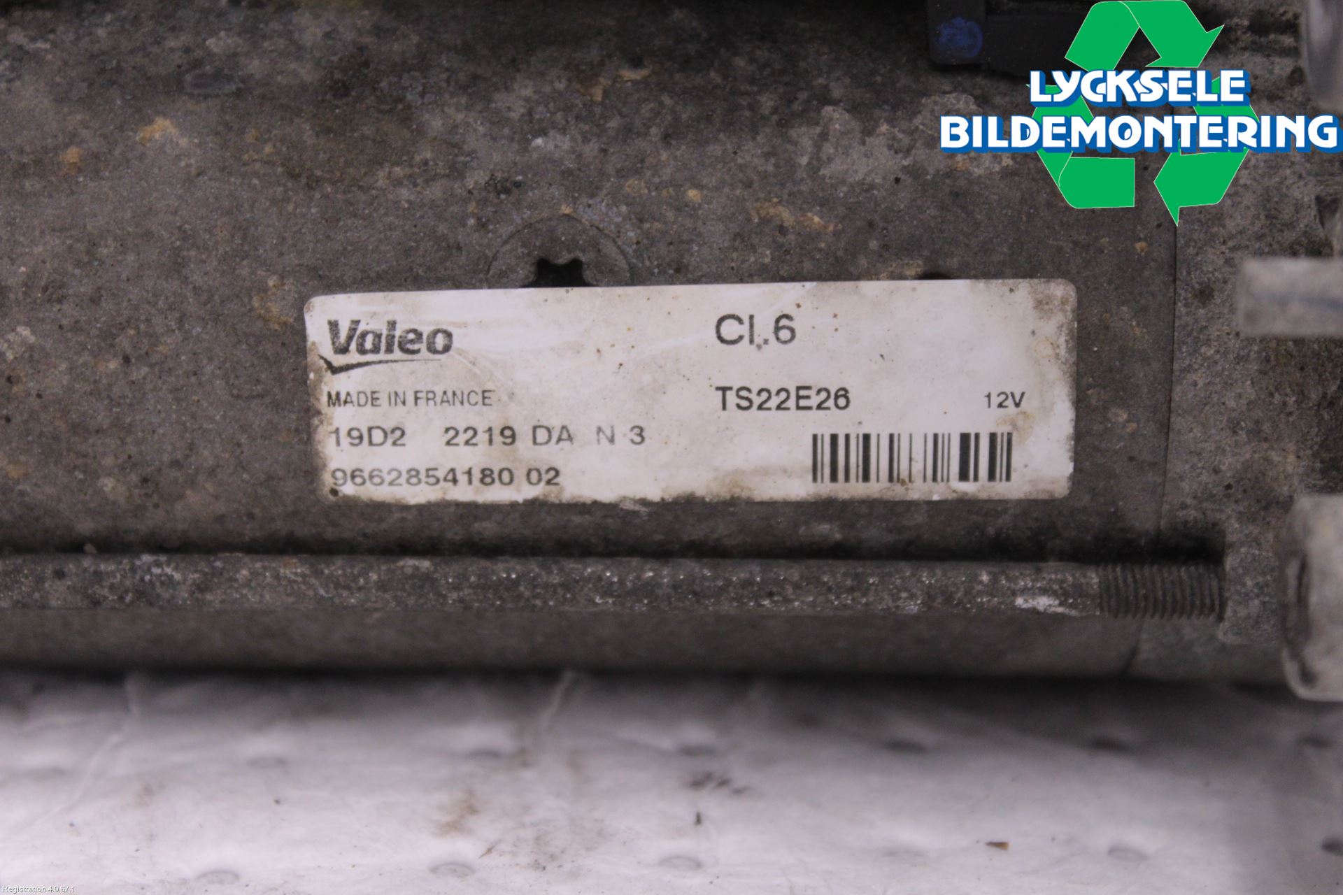 Peugeot PARTNER 08-15 Startmotor Diesel