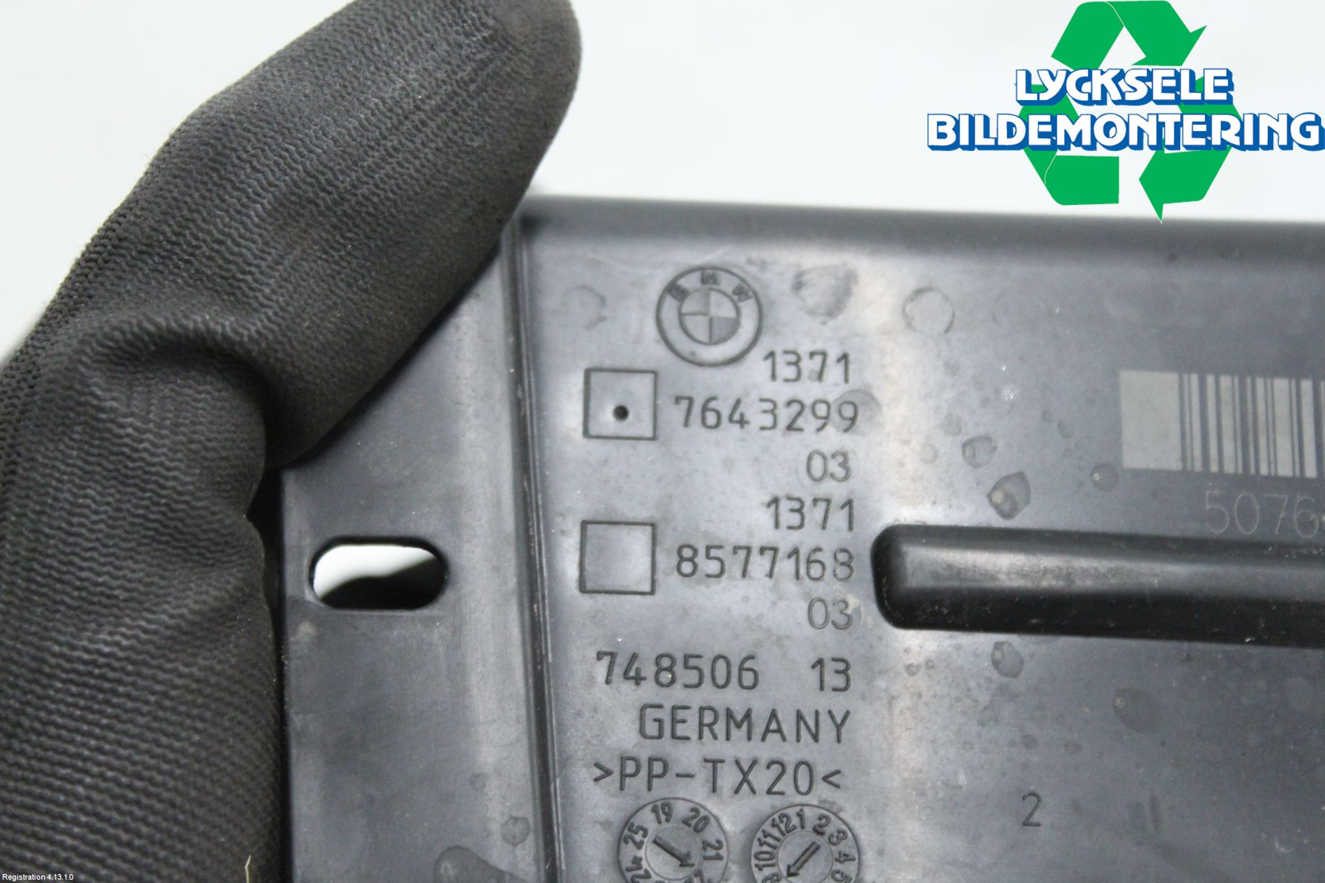 BMW 5 G30/G31/F90 17-23 Deflektor Plåt-Plast Kylning