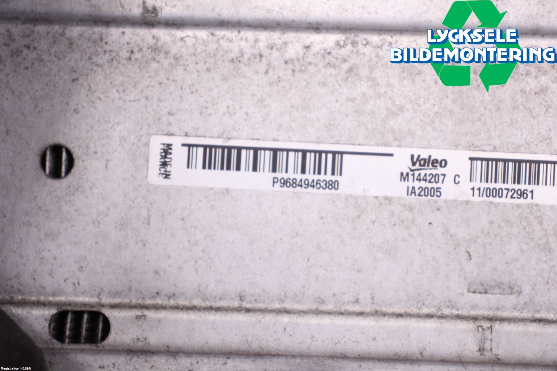 Peugeot 508 11-18 Laddluft-Intercooler Kyl