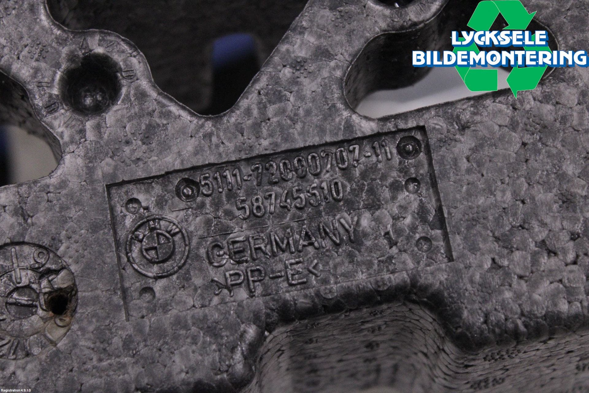 BMW 5 F10/F11/F18 09-17 Stötfångar Deformelement Fram