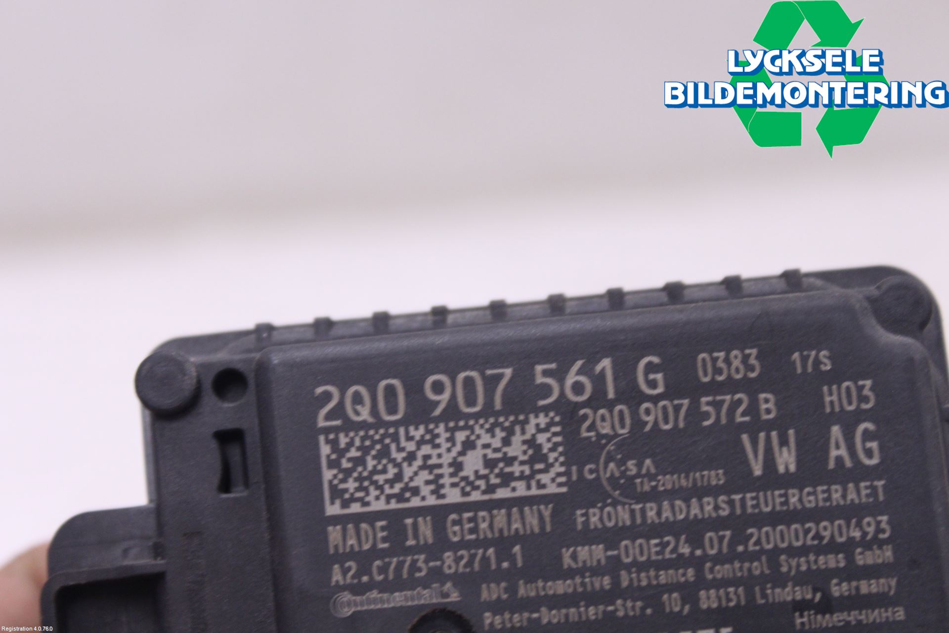 Skoda SCALA 19- Sensor Adaptiv Farthållare