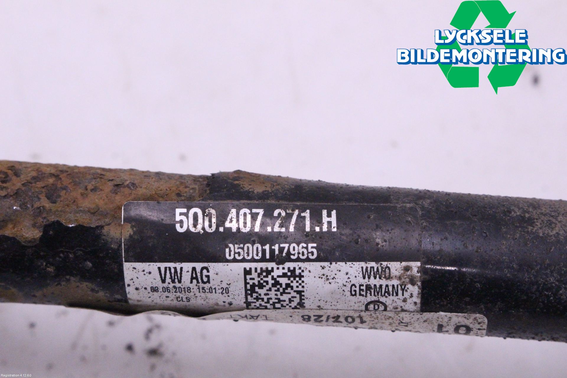 Volkswagen VW GOLF / E-GOLF VII 13-20 Drivaxel Fram Vänster