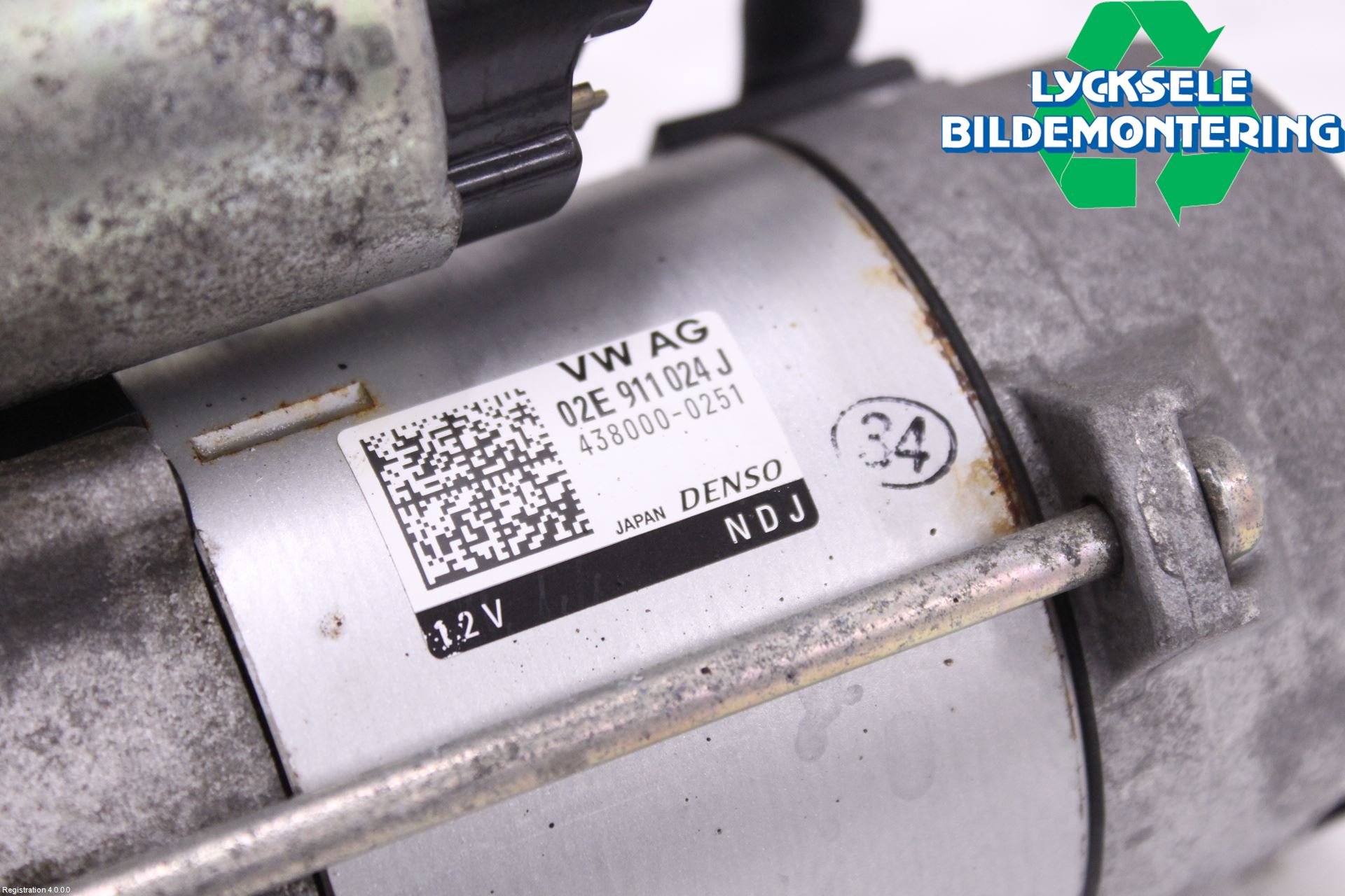 Volkswagen VW PASSAT 15-19 Startmotor Diesel