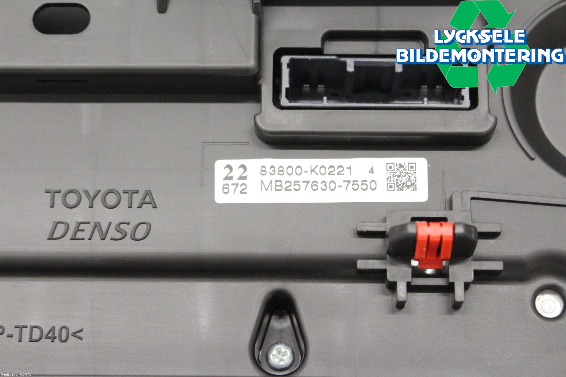 Toyota YARIS XP21 20- Instrument Komb