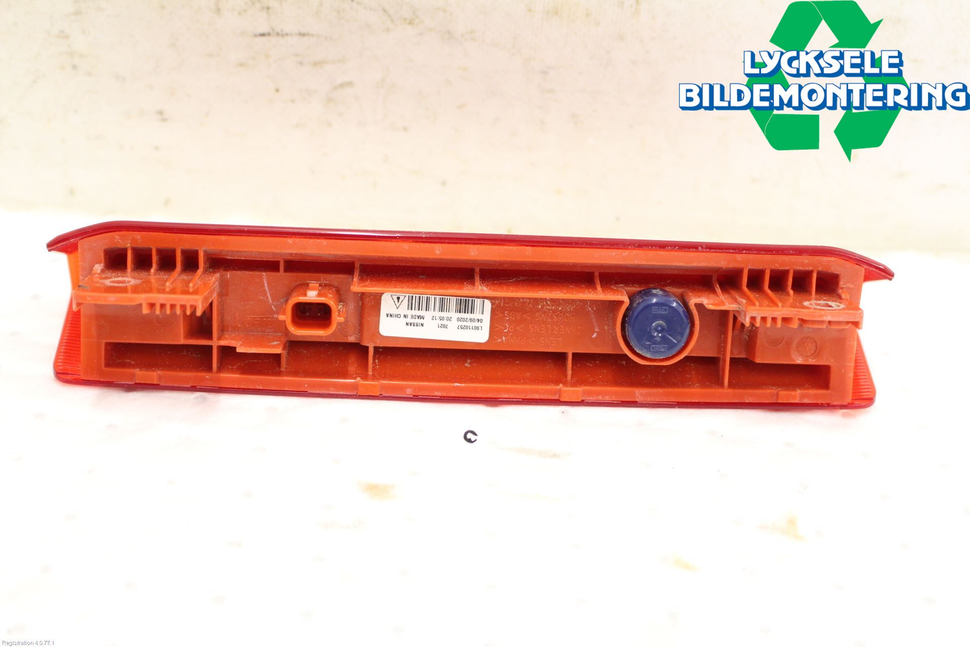 Nissan LEAF 18- Bromsljus Bakruta