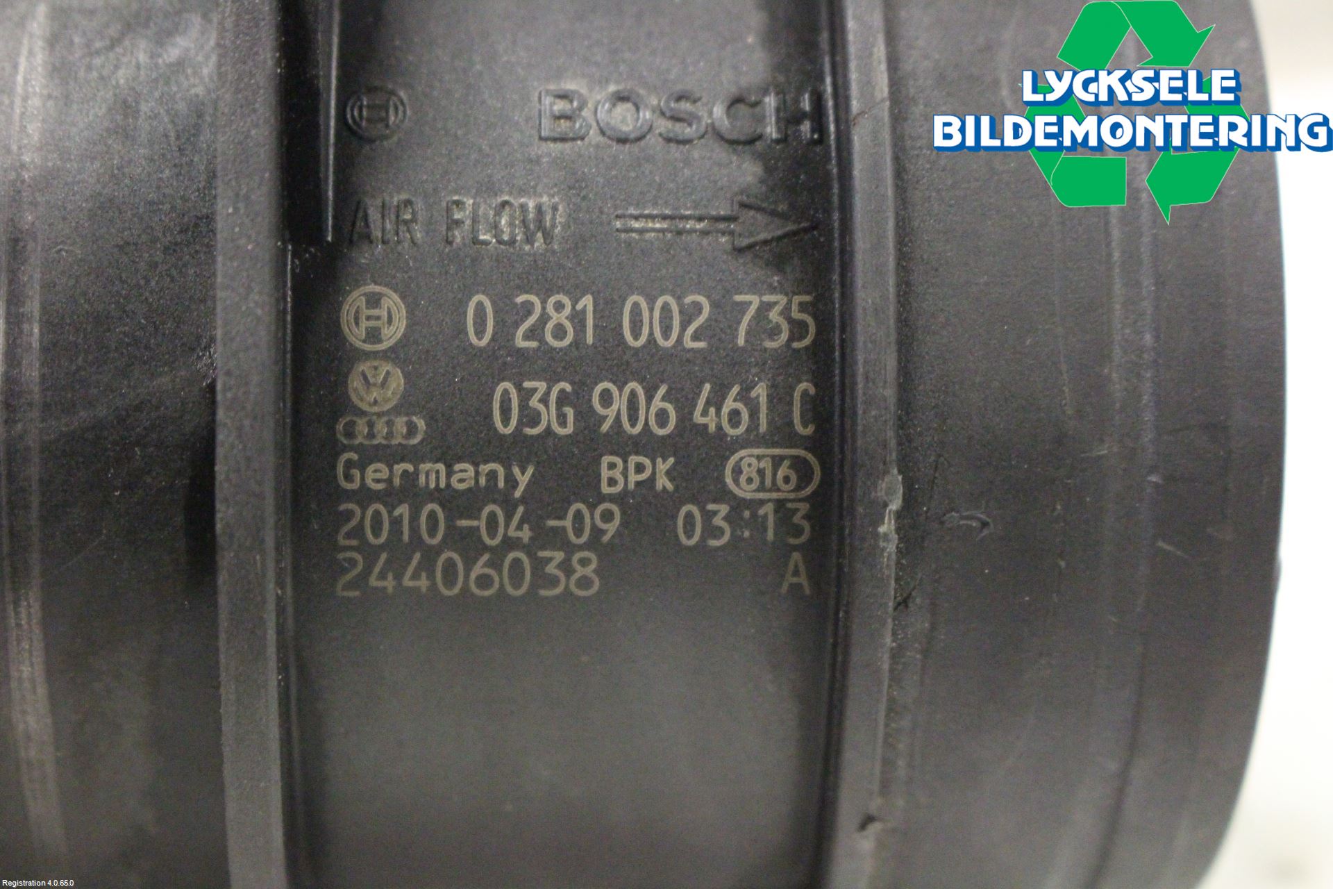 Audi A4/S4 08-11 Injluftmassamätare