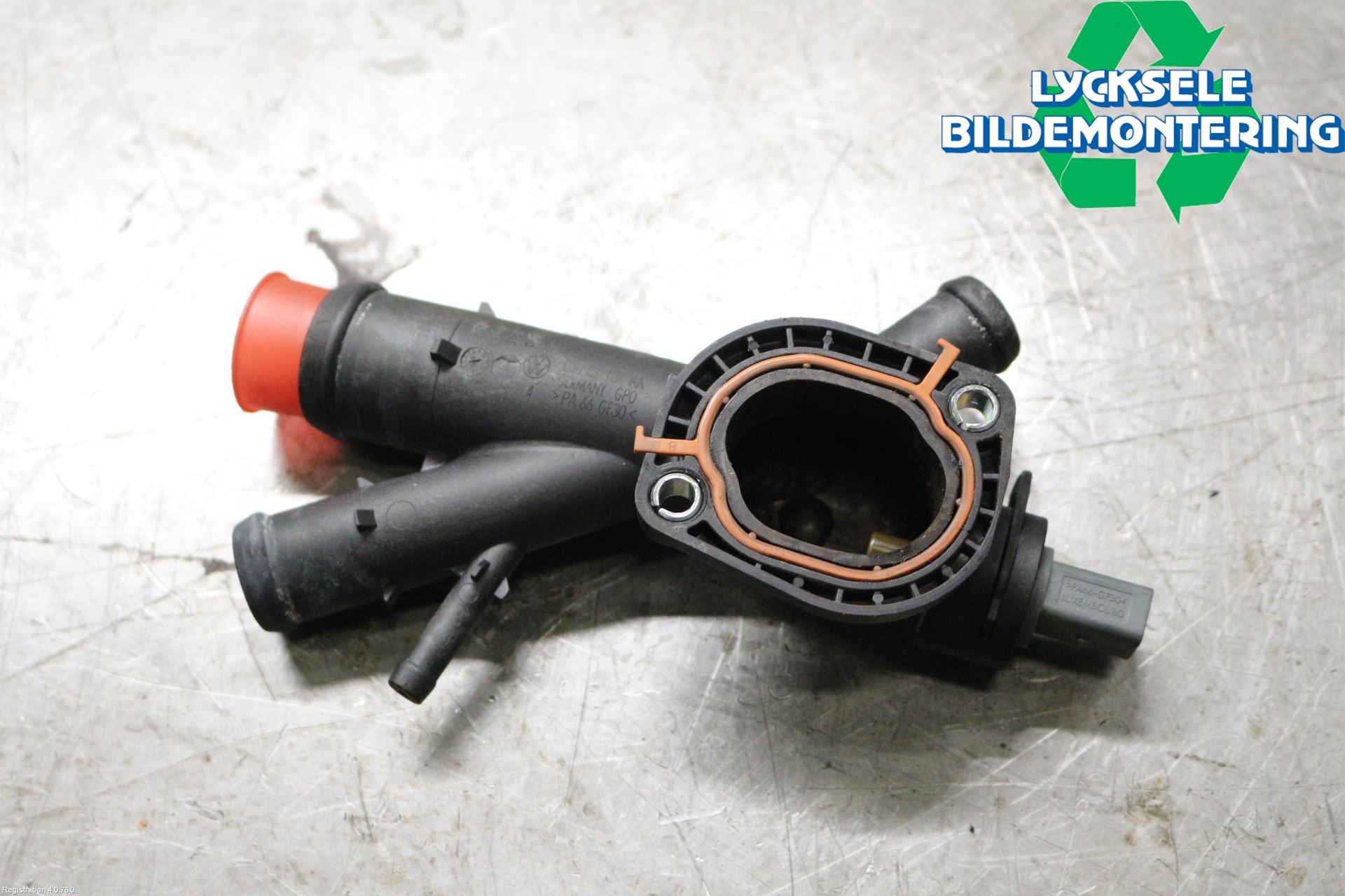 Volkswagen VW GOLF VI 09-13 Kylarslang Fördelningsrör