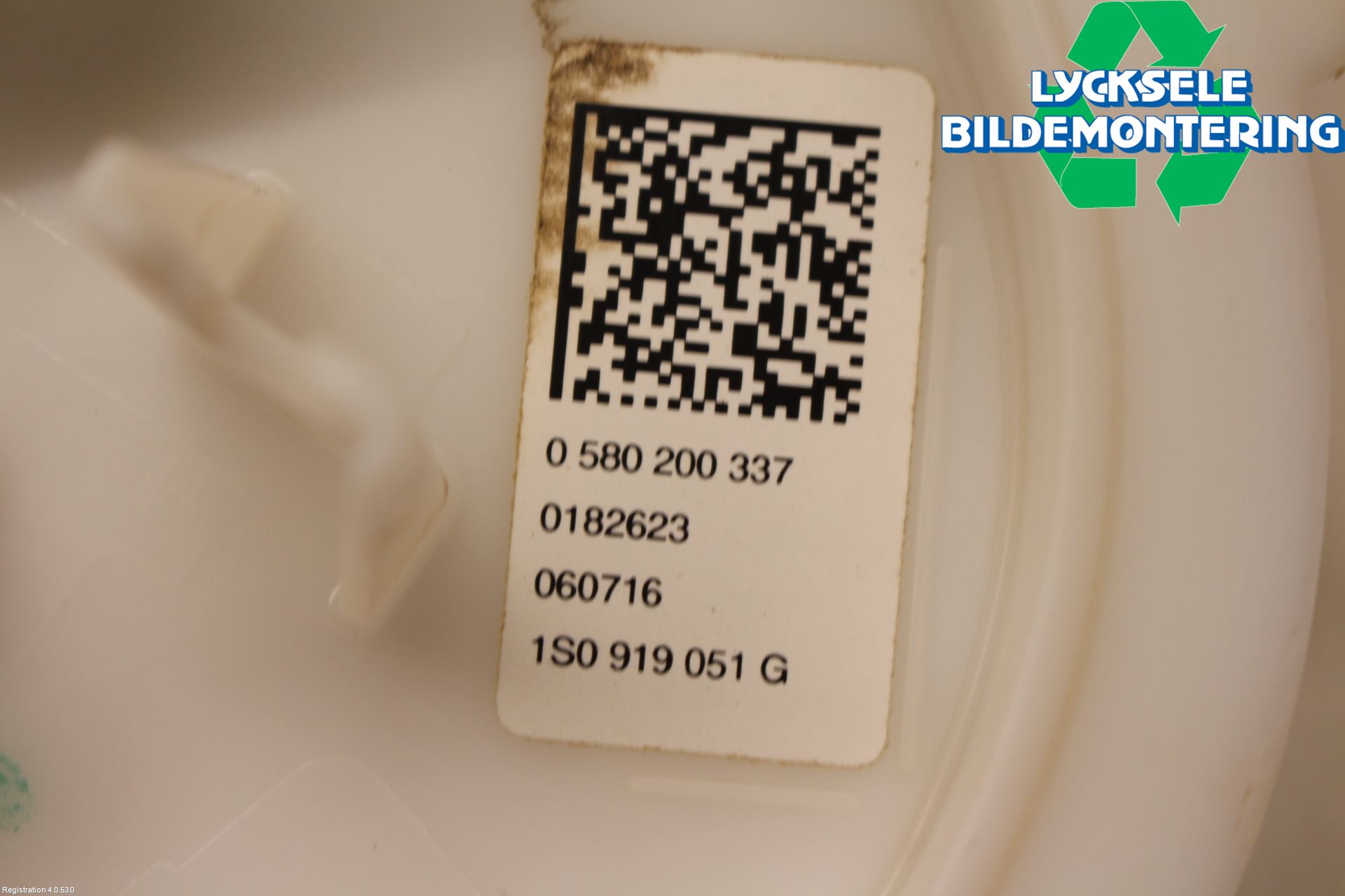 Volkswagen VW UP! / E-UP! Bränslepump El