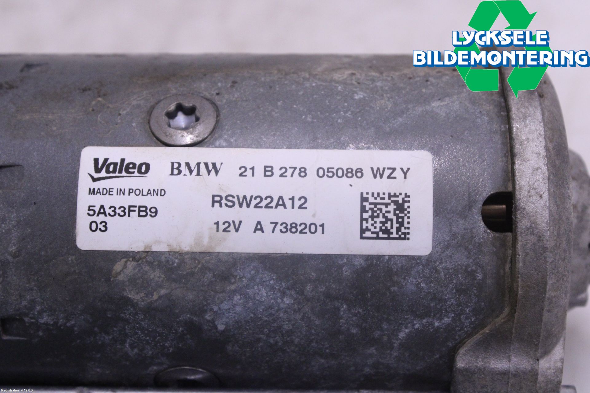 BMW 3 G20/G21/G80/G81 19- Startmotor Diesel