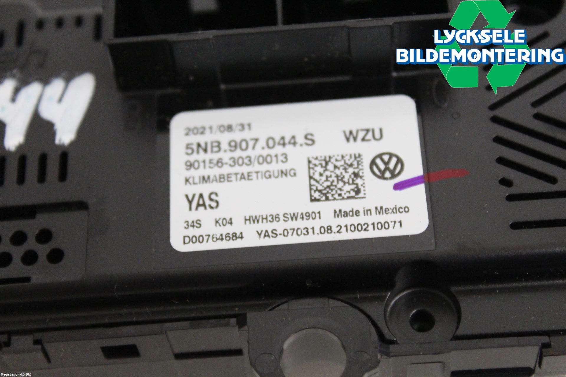 Volkswagen VW TIGUAN 16-24 Ac Styrenhet Ac Manöveren