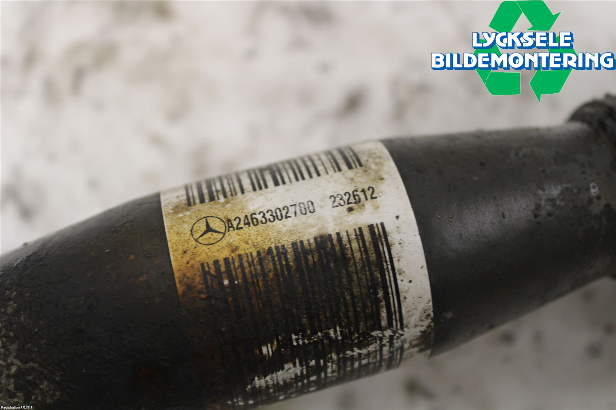 Mercedes-Benz MB B-KLASS (W246/W242) 12-19 Drivaxel Fram Vänster