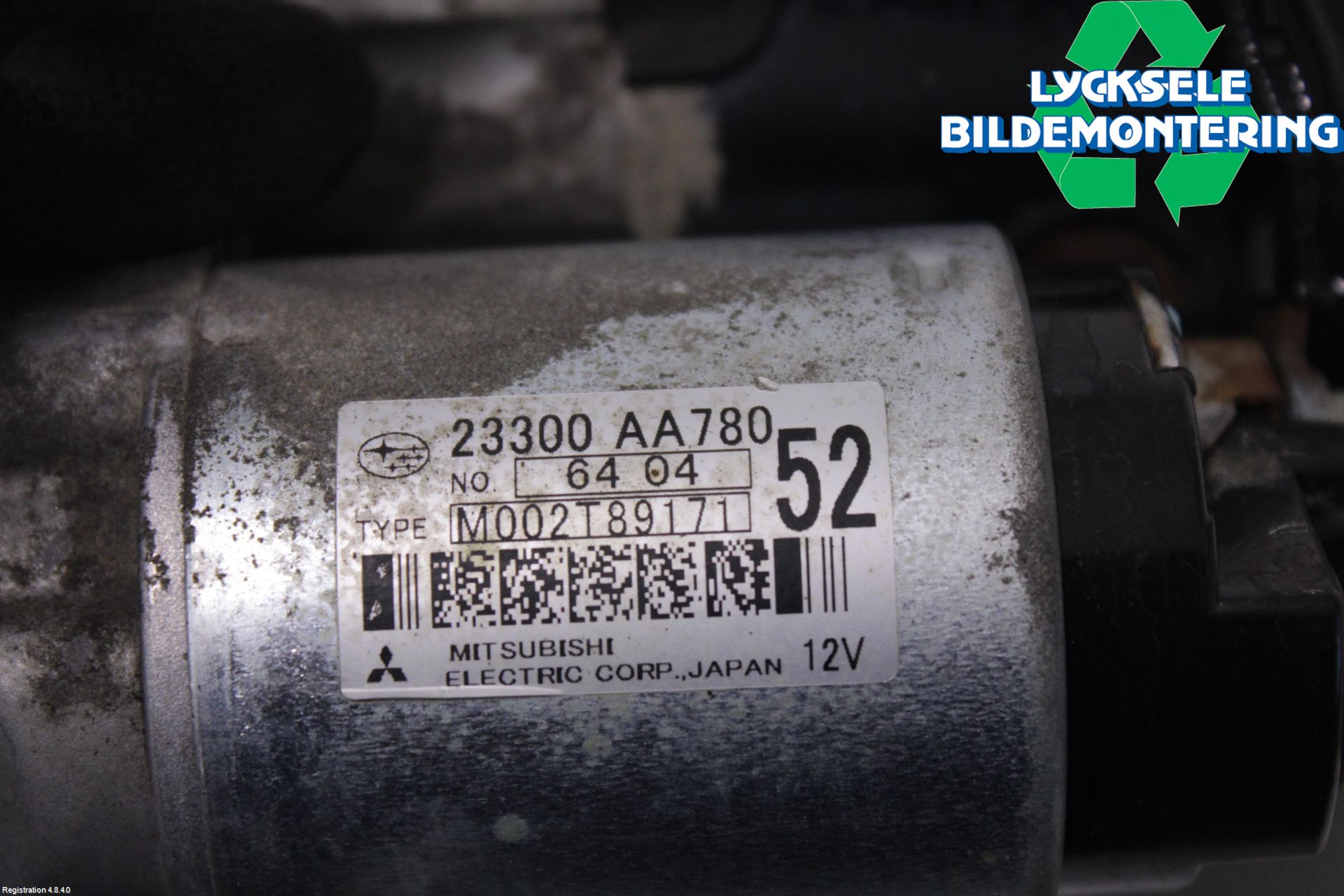 Subaru FORESTER SJ 13-18 Startmotor Diesel
